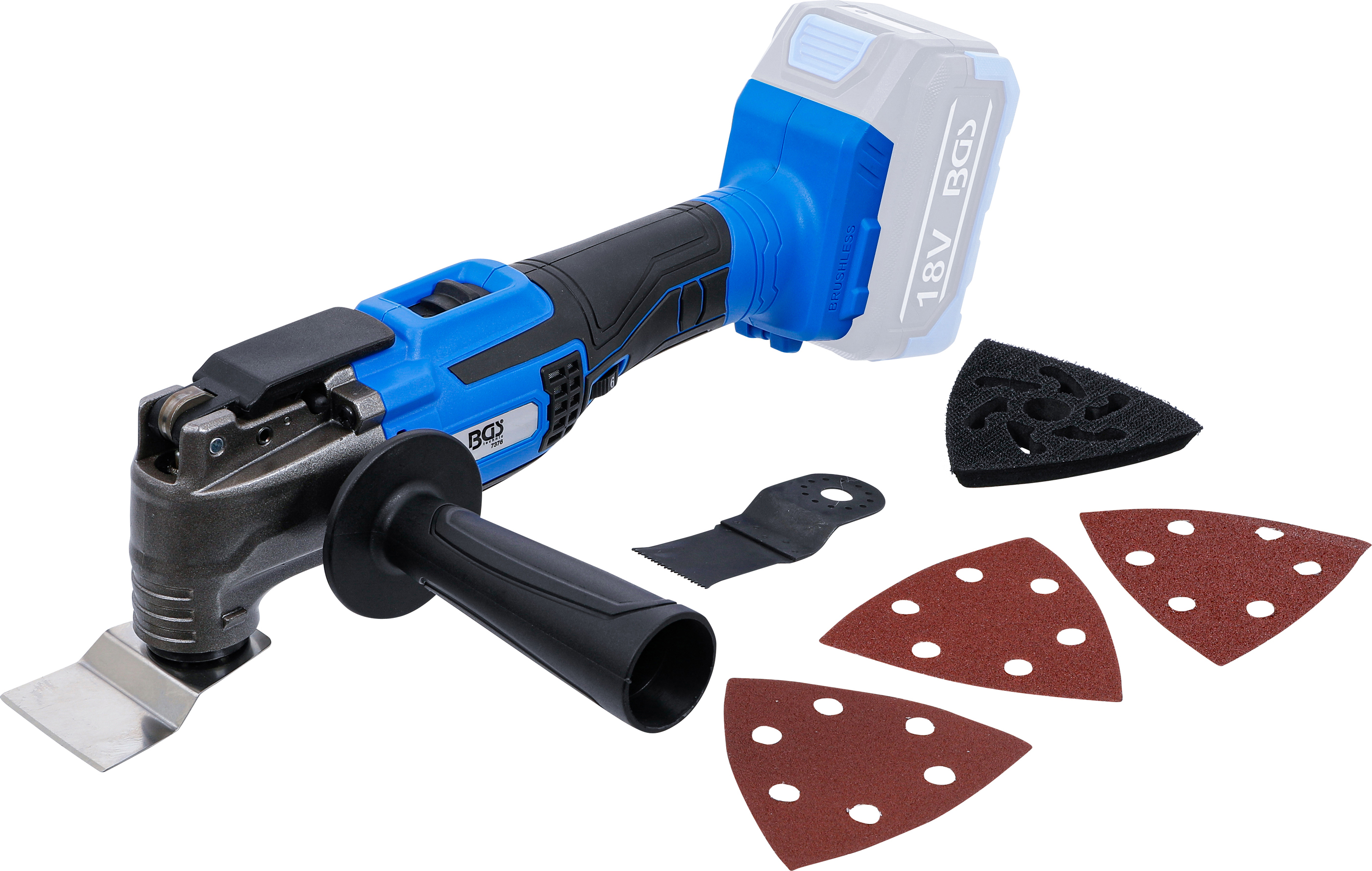 BGS 7376 Akku-Multifunktionswerkzeug | bürstenlos | 18 V | ohne Akku