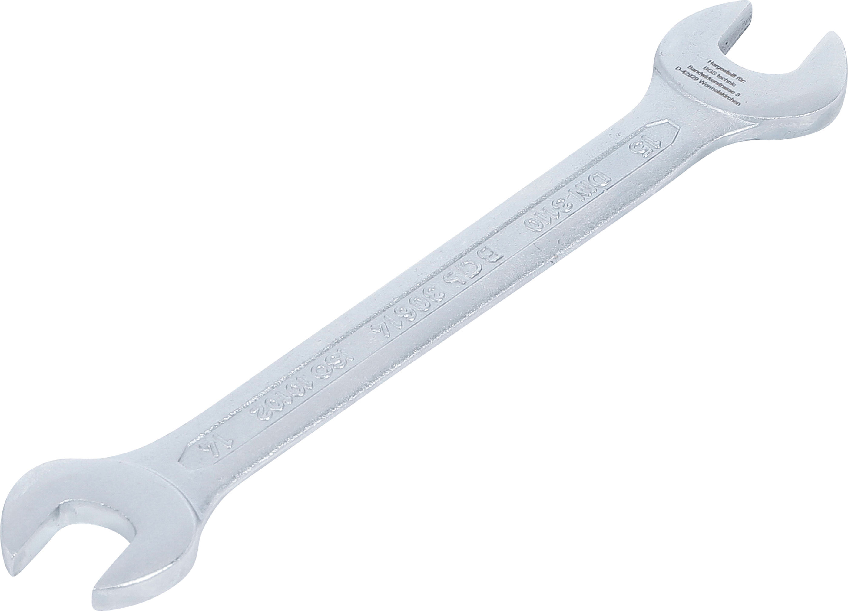 BGS 30614 Doppel-Maulschlüssel | SW 14 x 15 mm