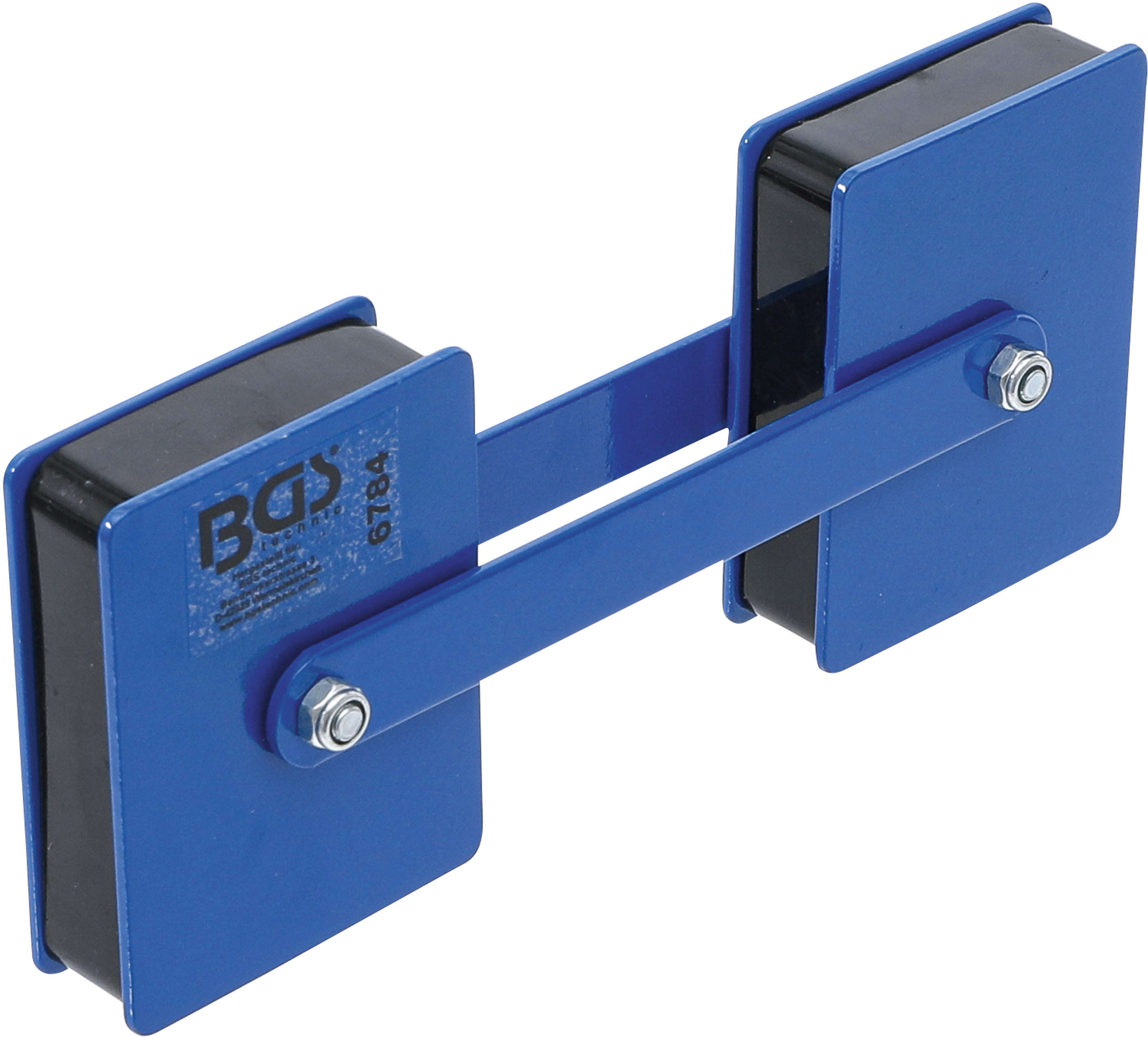 BGS 6784 Kraft-Doppelmagnethalter | Winkel einstellbar | 22,7 kg