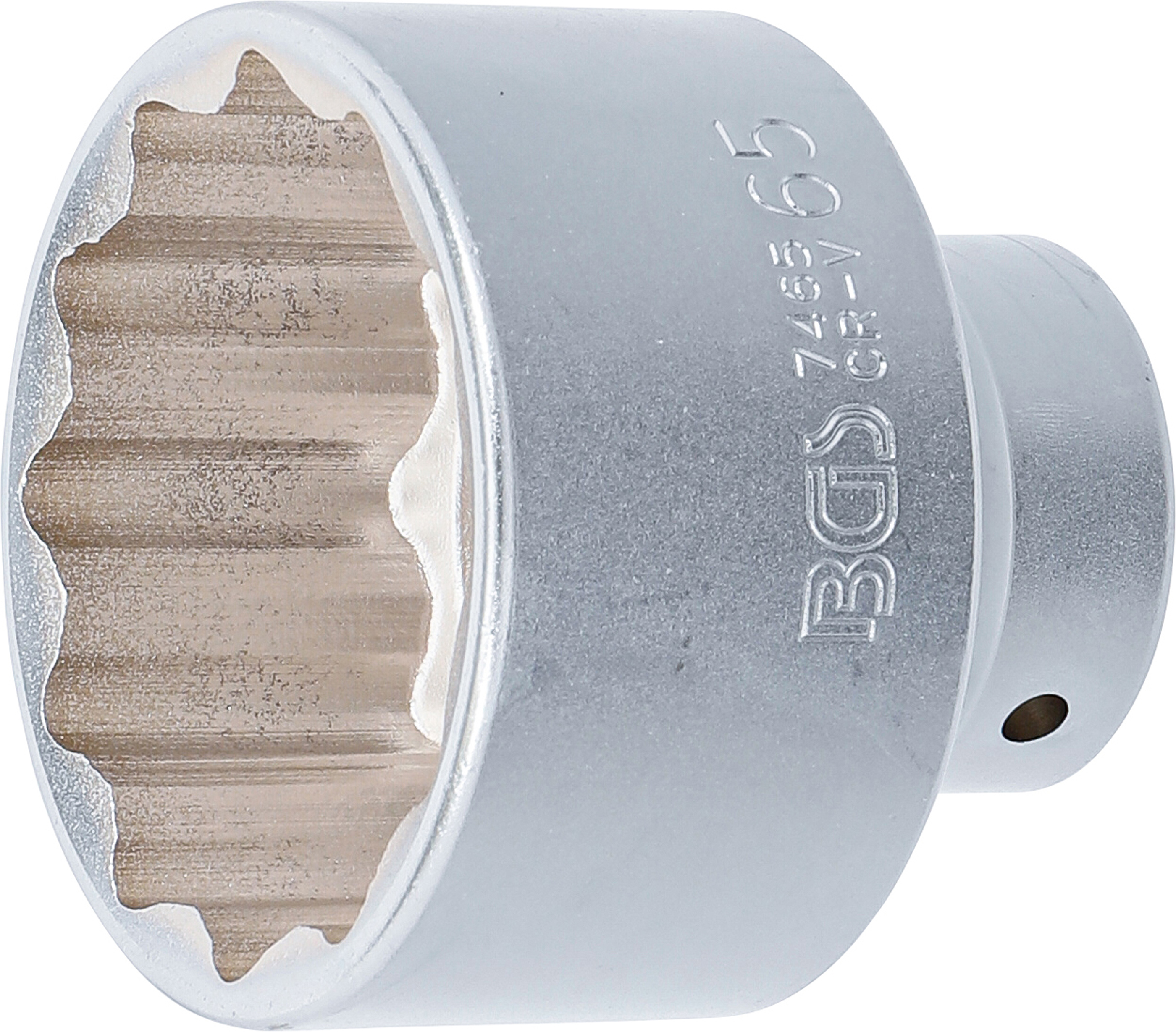 BGS 7465 Steckschlüssel-Einsatz Zwölfkant | Antrieb Innenvierkant 20 mm (3/4") | SW 65 mm