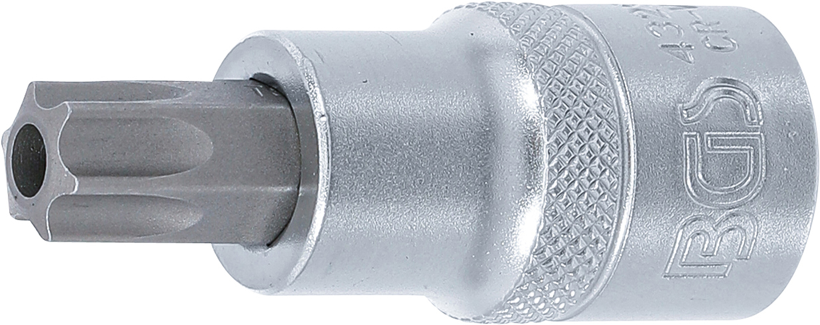 BGS 4329 Bit-Einsatz | Antrieb Innenvierkant 12,5 mm (1/2") | T-Profil (für Torx) mit Bohrung T55 BGS 4329 Bit-Einsatz | Antrieb Innenvierkant 12,5 mm (1/2") | T-Profil (für Torx) mit Bohrung T55