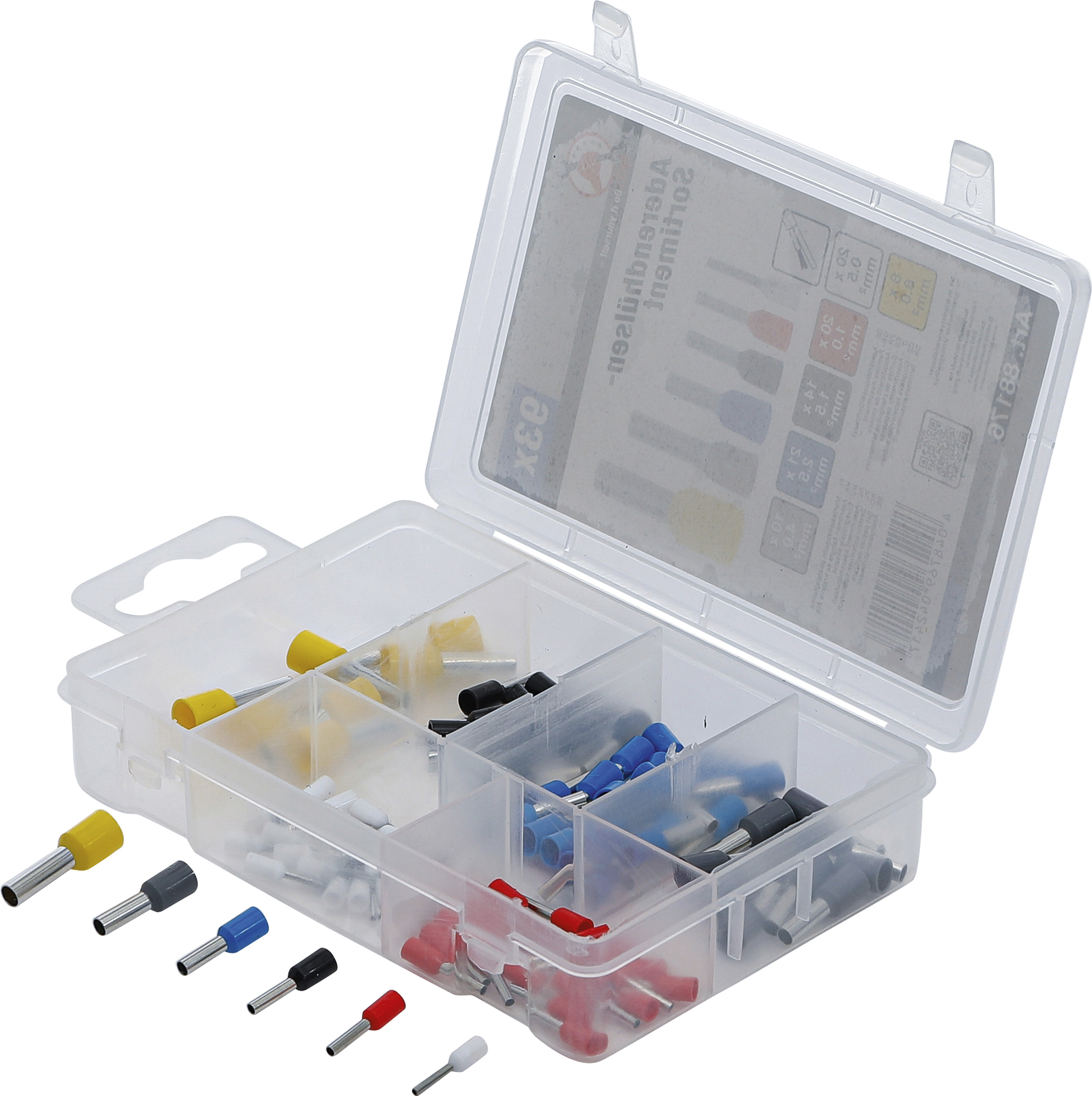 BGS 88176 Aderendhülsen-Sortiment | isoliert | 93-tlg.