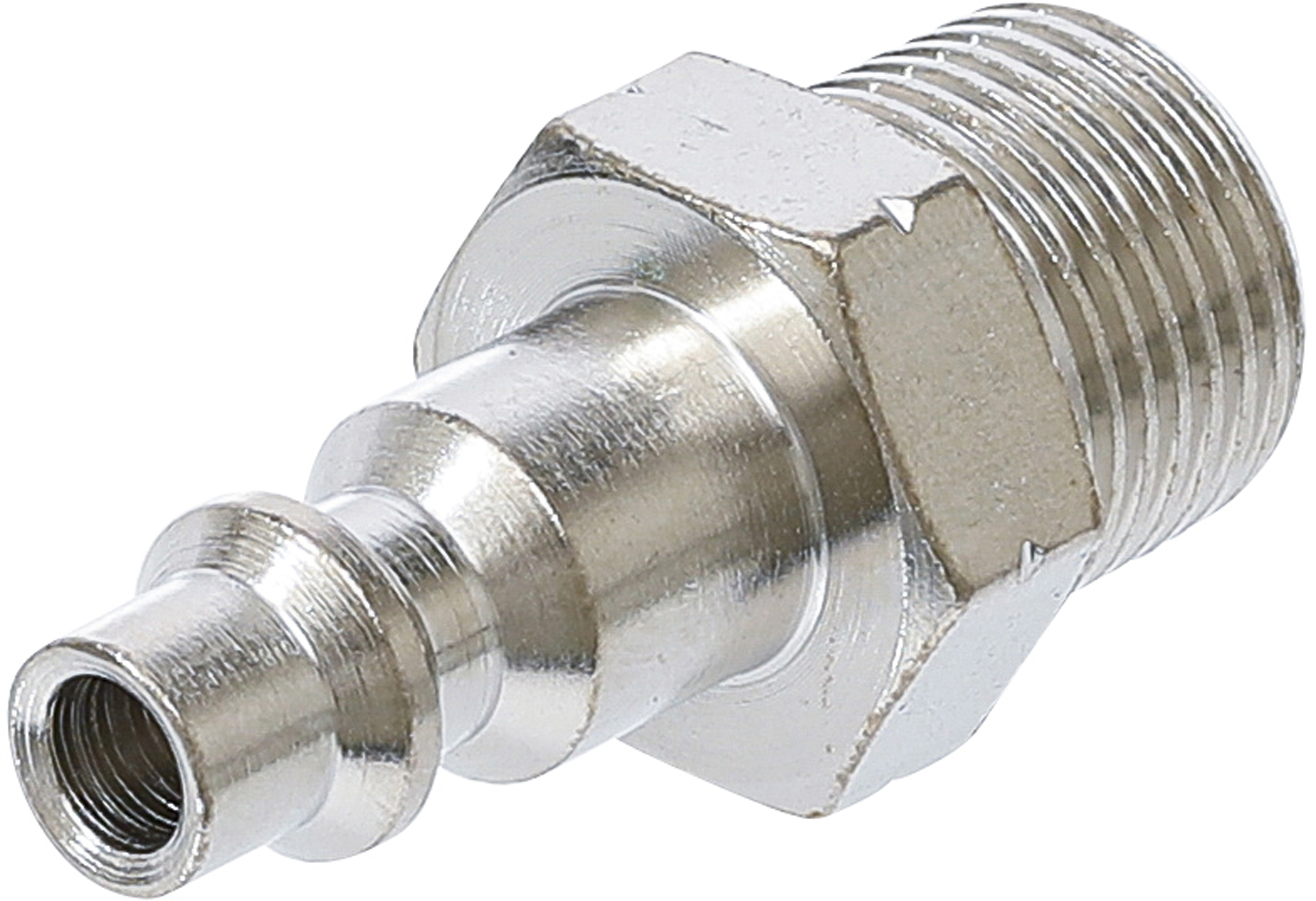 BGS 7064 Druckluft-Stecknippel | 10 mm (3/8") Außengewinde | USA / Frankreich
