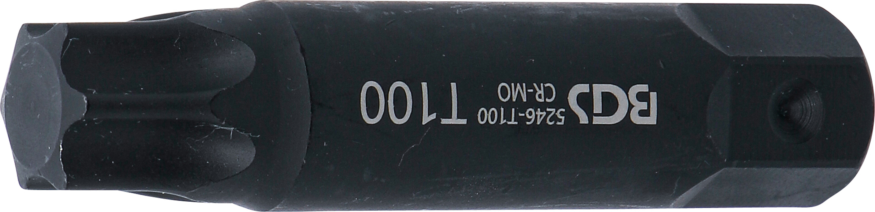 BGS 5246-T100 Bit | Länge 100 mm | Antrieb Außensechskant 22 mm | T-Profil (für Torx) T100