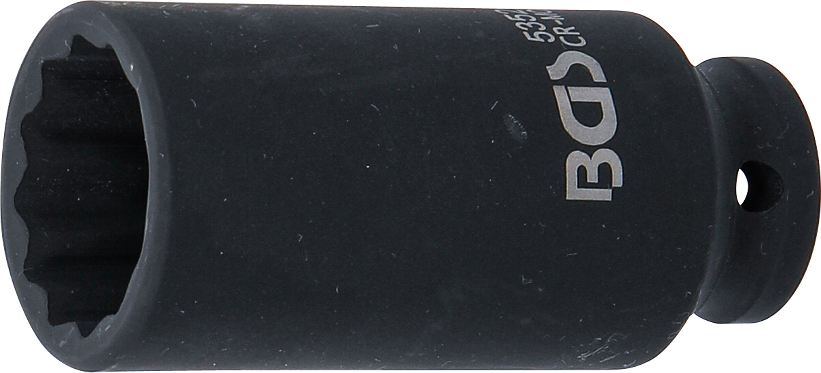 BGS 5352 Kraft-Steckschlüssel-Einsatz Zwölfkant, tief | Antrieb Innenvierkant 12,5 mm (1/2") | SW 28 mm