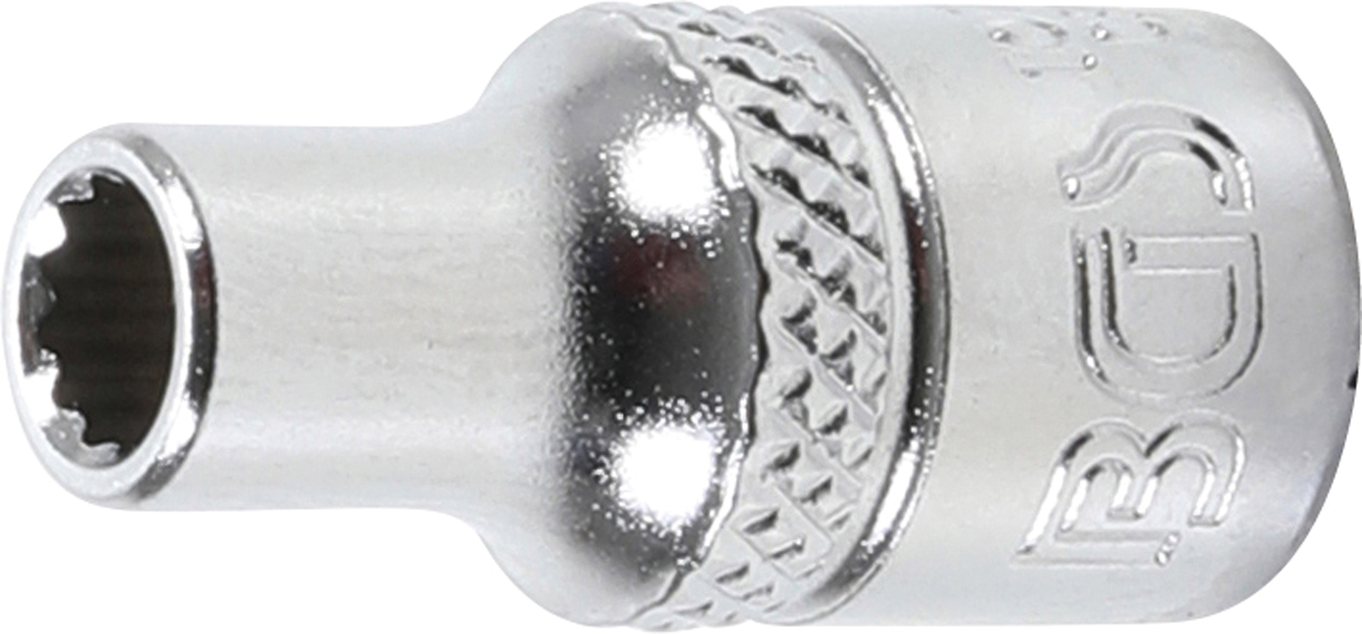 BGS 10773 Steckschlüssel-Einsatz Zwölfkant | Antrieb Innenvierkant 6,3 mm (1/4") | SW 4,5 mm