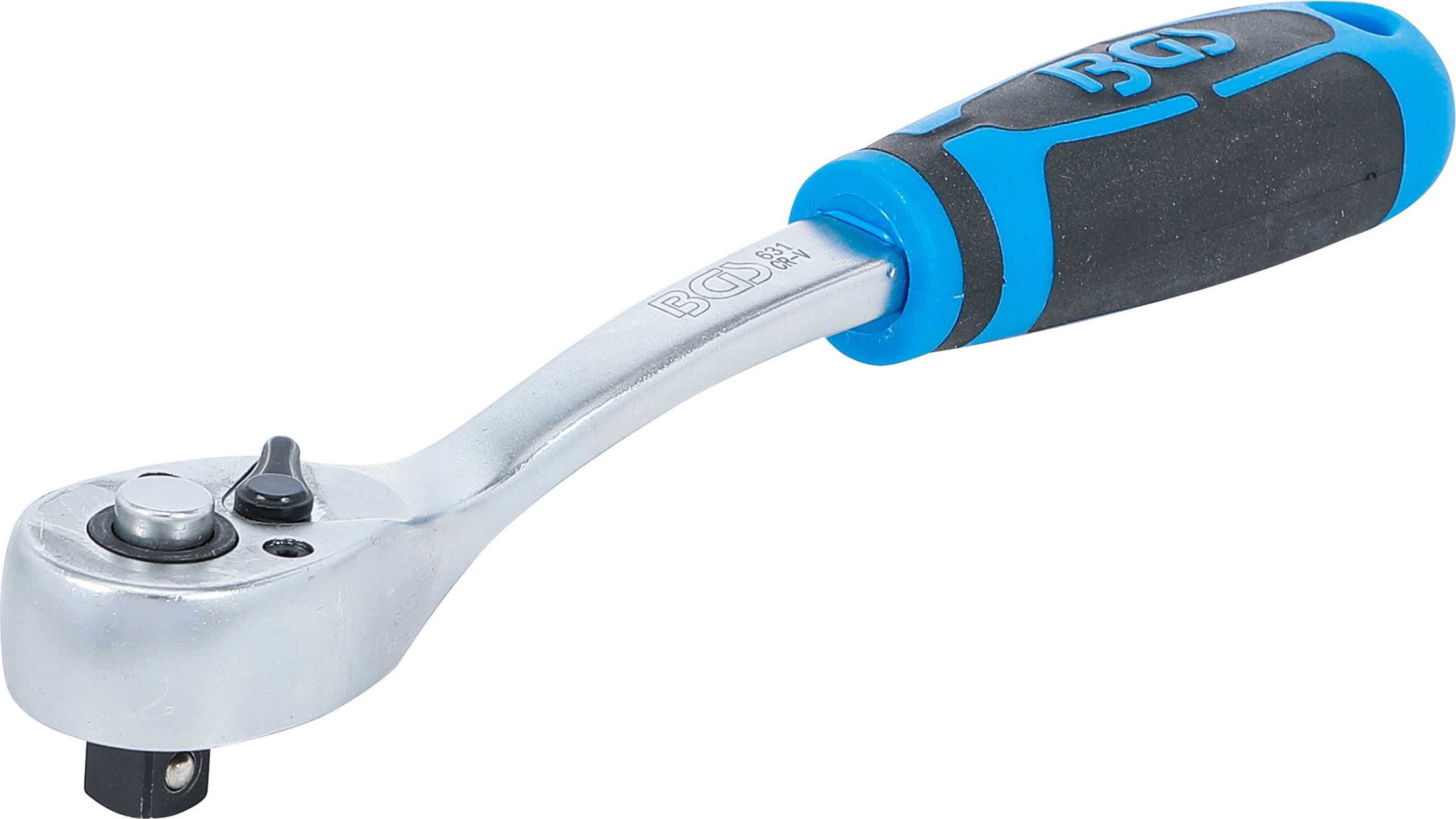 BGS 631 Umschaltknarre | feinverzahnt | Abtrieb Außenvierkant 10 mm (3/8") BGS 631 Umschaltknarre | feinverzahnt | Abtrieb Außenvierkant 10 mm (3/8")