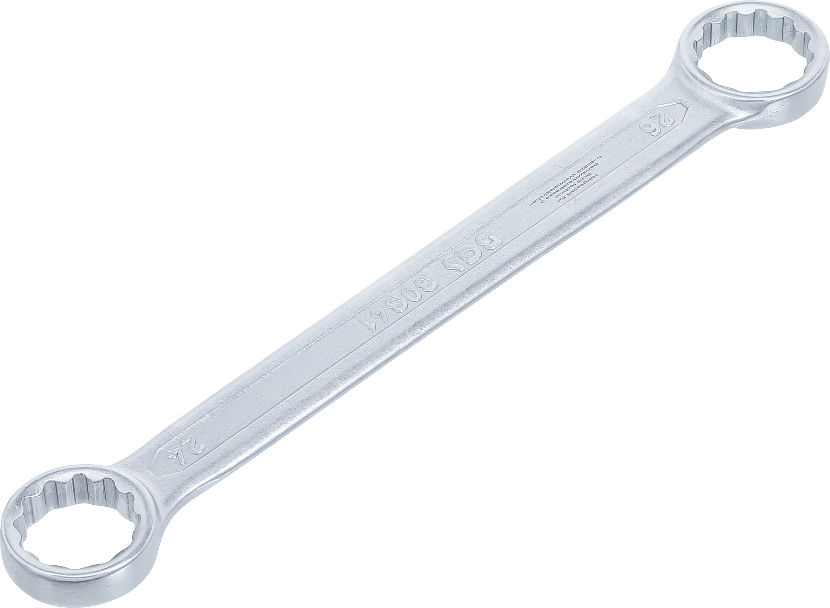 BGS 30341 Doppel-Ringschlüssel | extra flach | SW 24 x 26 mm