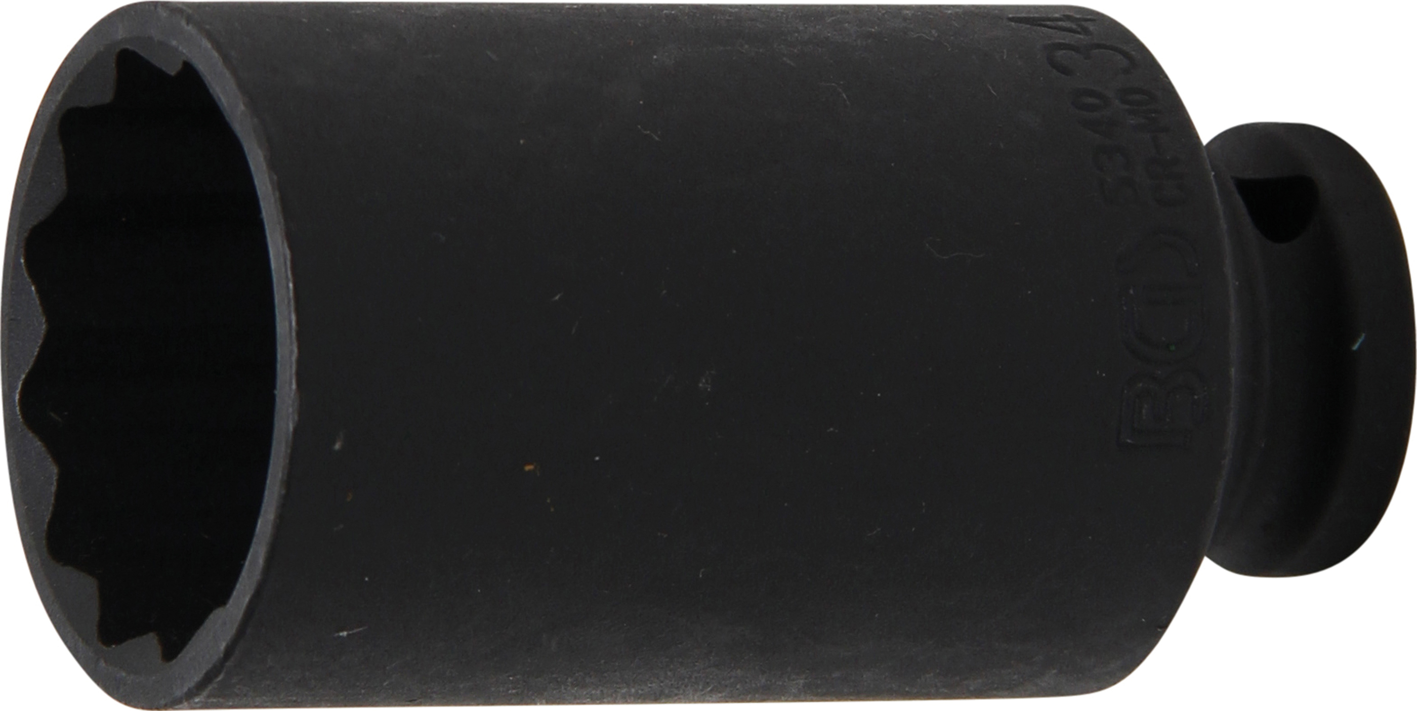 BGS 5340 Kraft-Steckschlüssel-Einsatz Zwölfkant, tief | Antrieb Innenvierkant 12,5 mm (1/2") | SW 34 mm