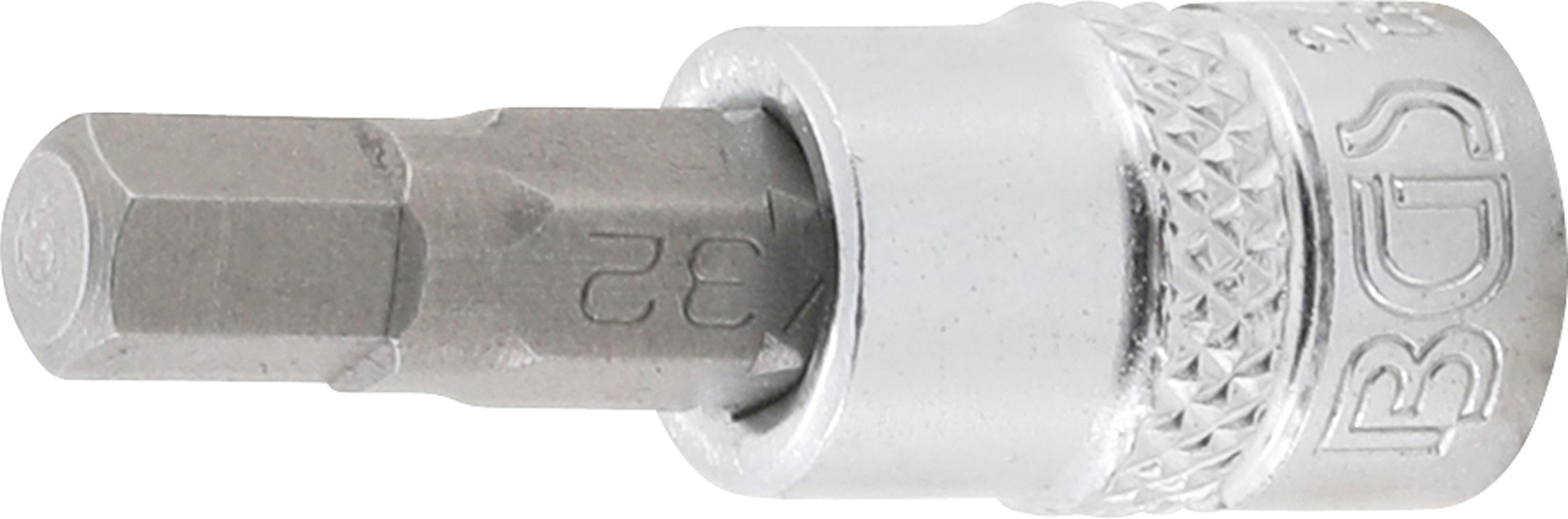BGS 2744 Bit-Einsatz | Antrieb Innenvierkant 6,3 mm (1/4") | Innensechskant 7/32"