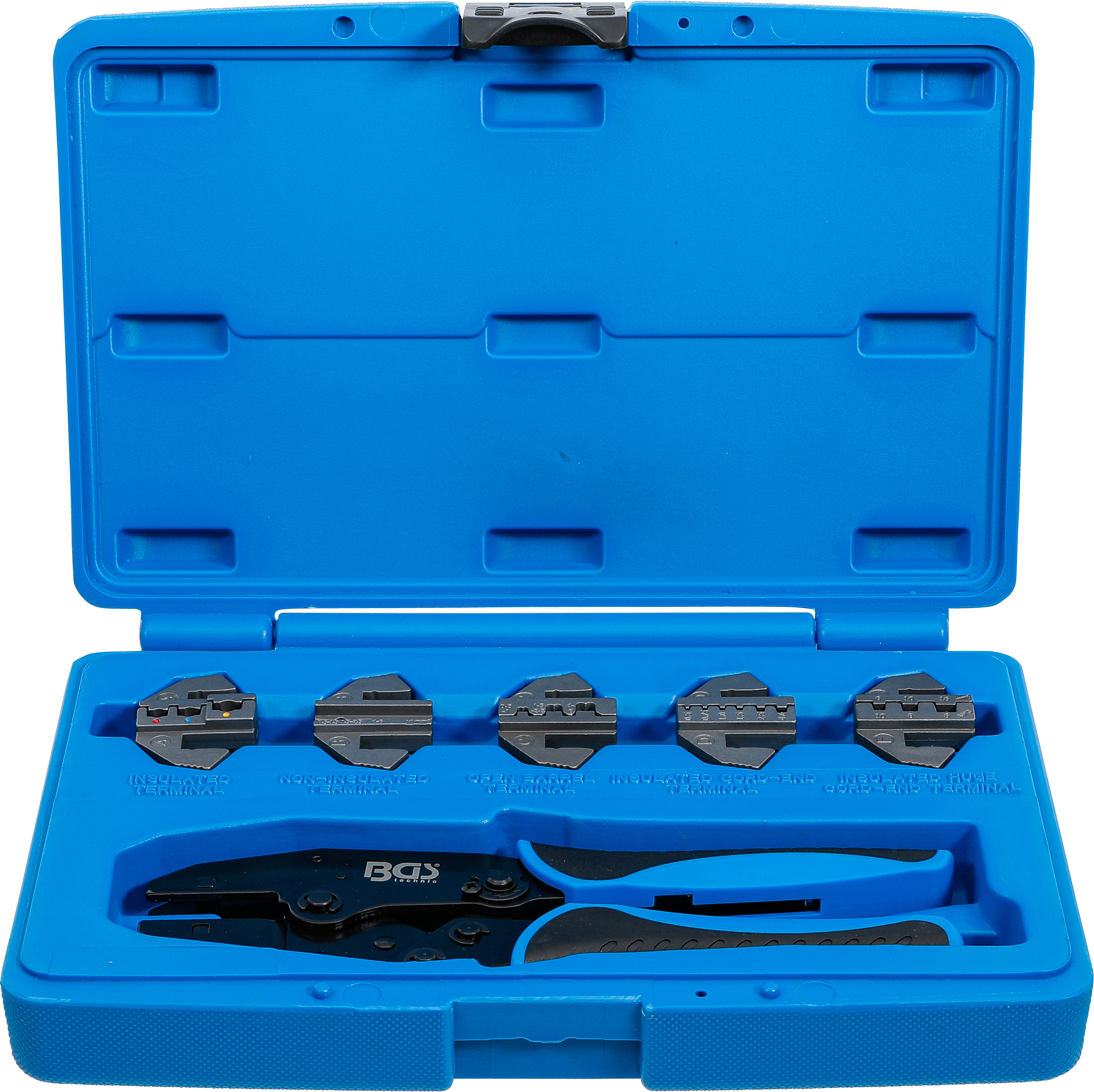 BGS 1410 Crimpzangen-Satz | mit 5 Paar Backen