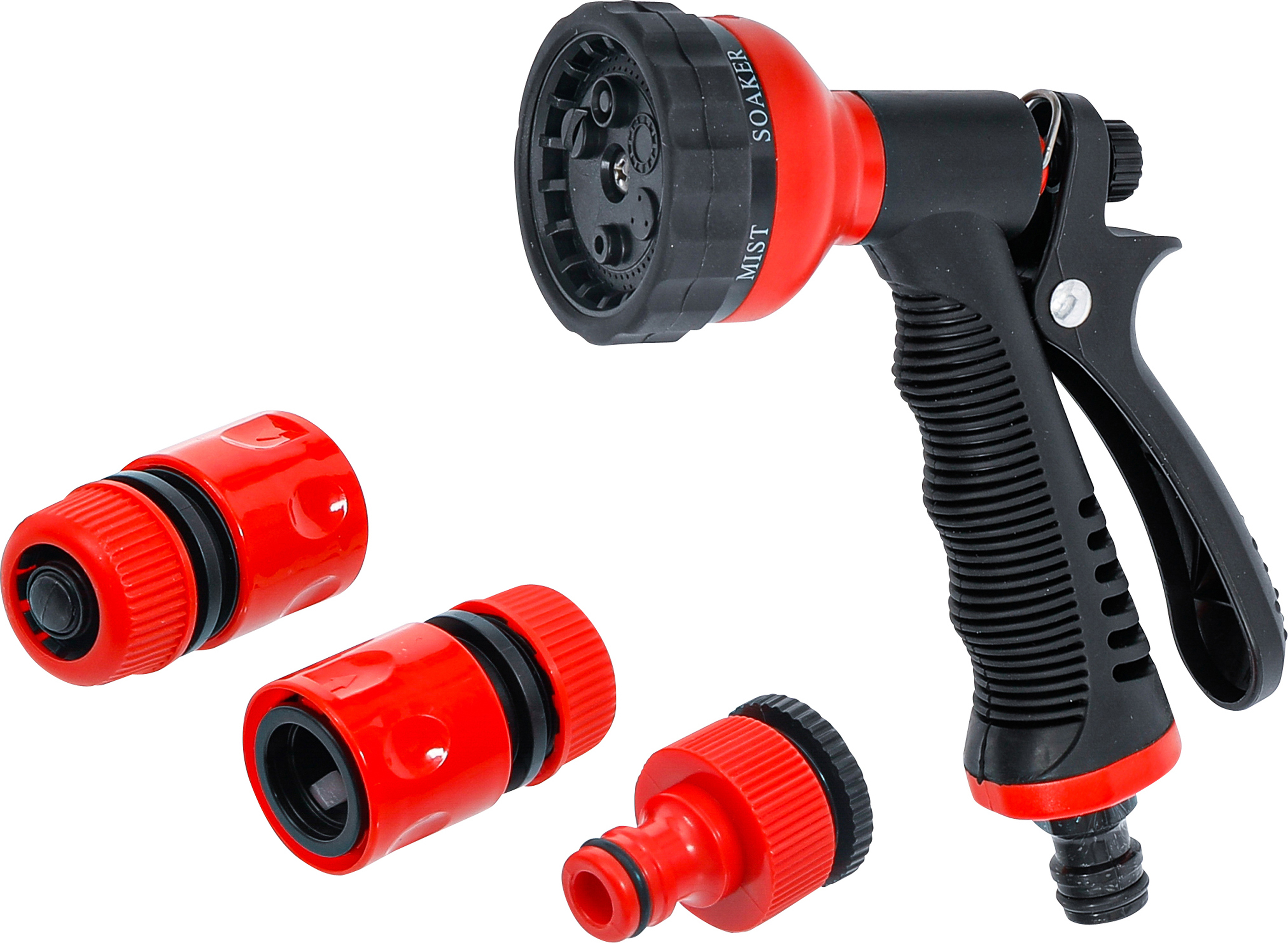 BGS 70905 Multifunktions-Garten-Handbrause | mit 6 Funktionen | 5-tlg.