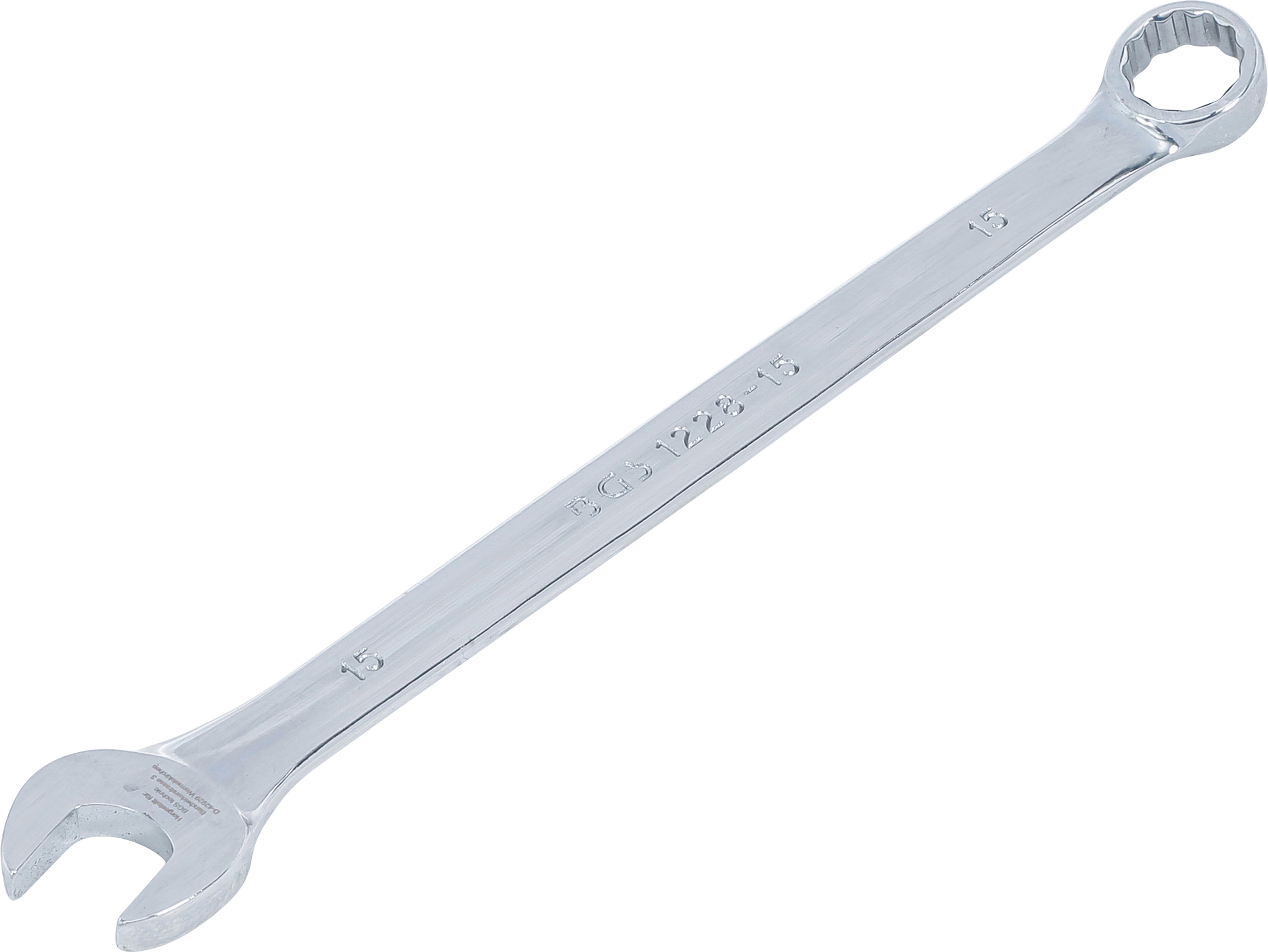 BGS 1228-15 Maul-Ringschlüssel | extra lang | SW 15 mm