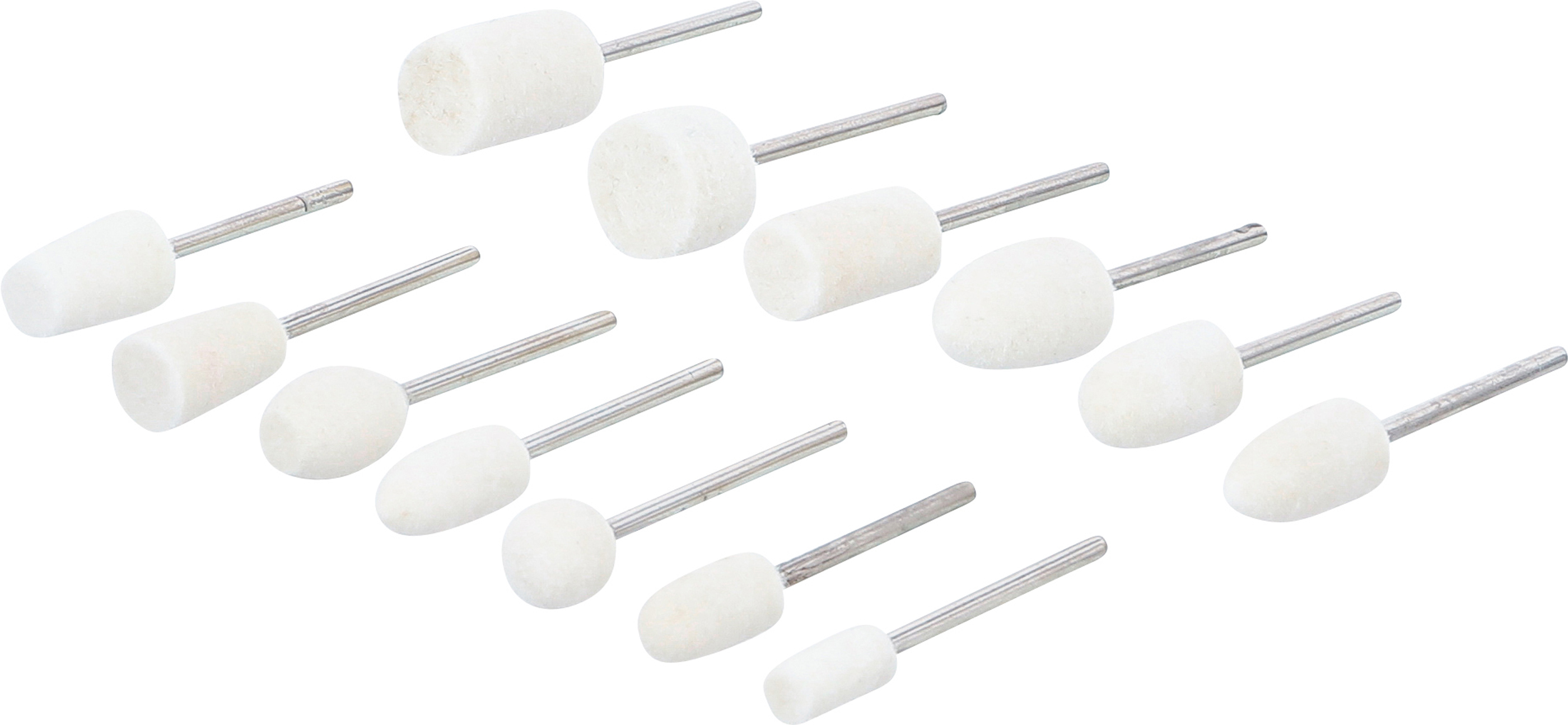 BGS 74532 Polierköpfe-Sortiment | 13-tlg.