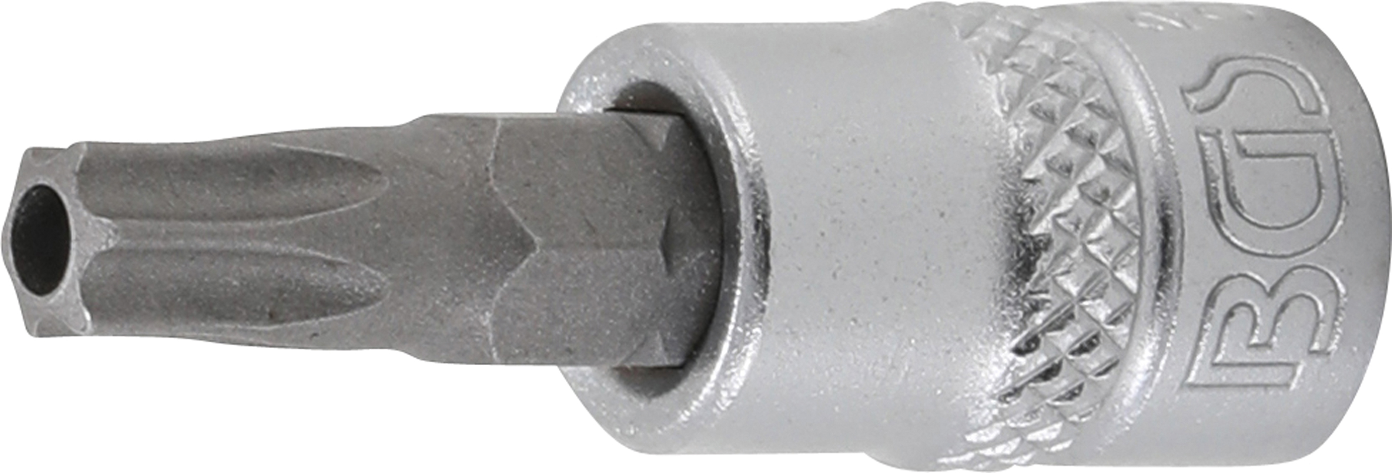 BGS 2362 Bit-Einsatz | Antrieb Innenvierkant 6,3 mm (1/4") | T-Profil (für Torx) mit Bohrung T30