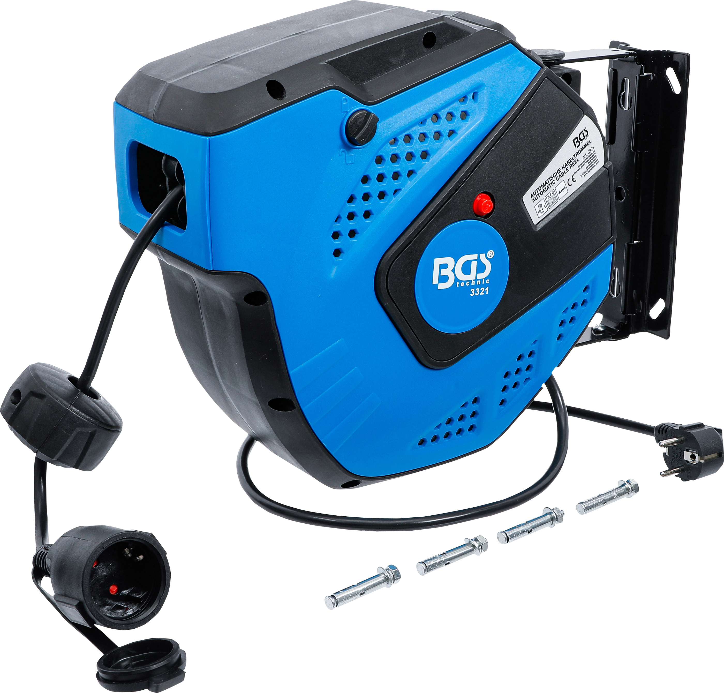 BGS 3321 Automatische Kabeltrommel | 15 m