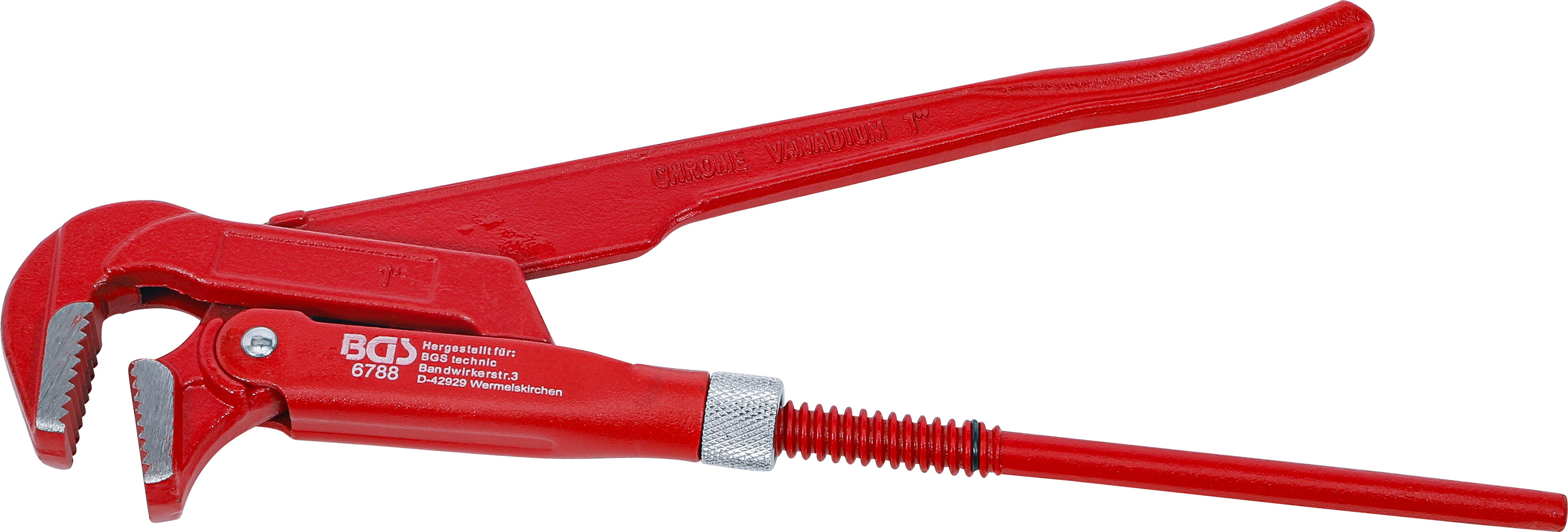 BGS 6788 Eckrohrzange | 25 mm - 1" | schwedische Form