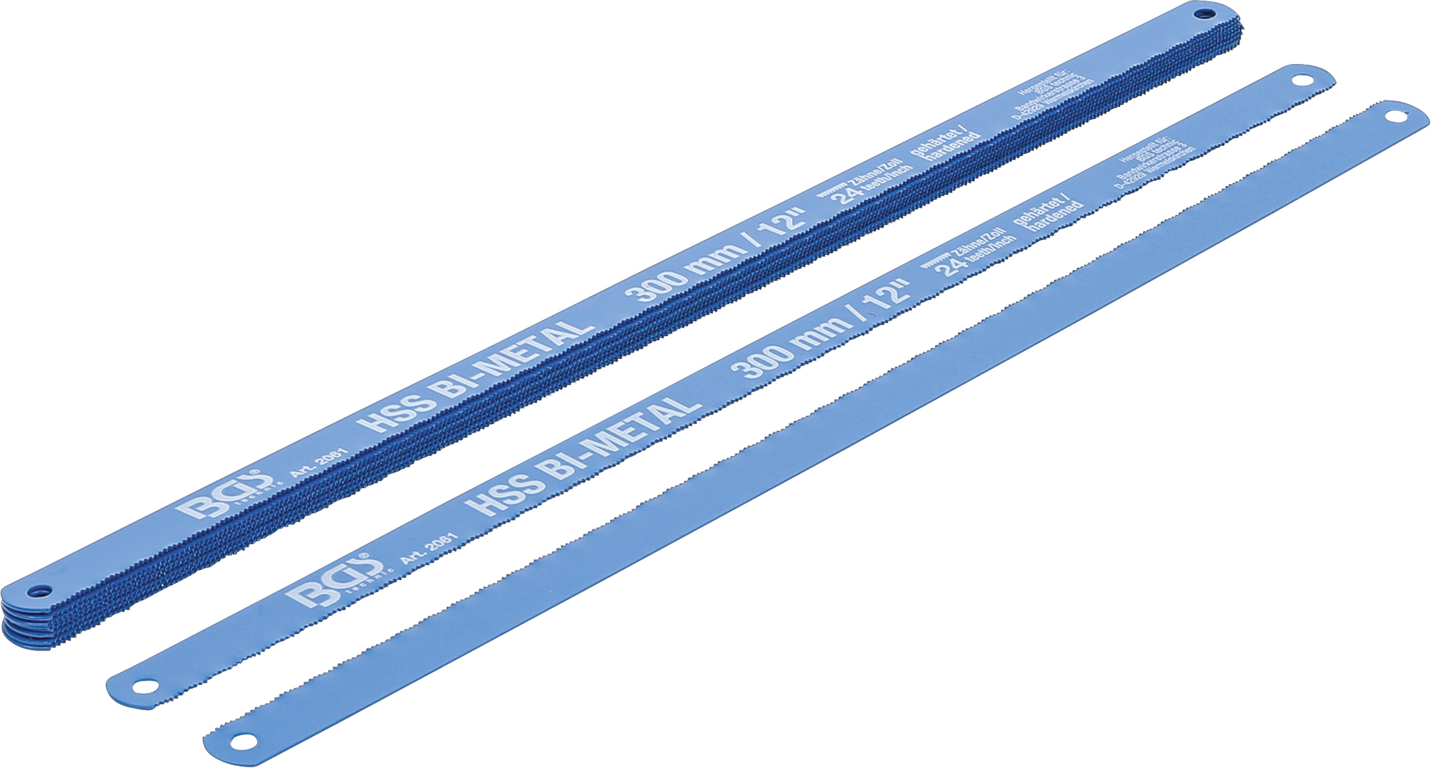 BGS 2061 Metallsägeblätter | HSS flexibel | 13 x 300 mm | 10-tlg.