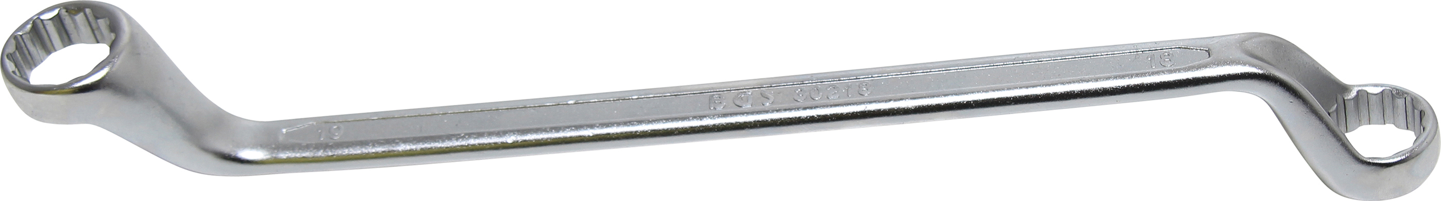 BGS 30213 Doppel-Ringschlüssel | tief gekröpft | SW 13 x 17 mm