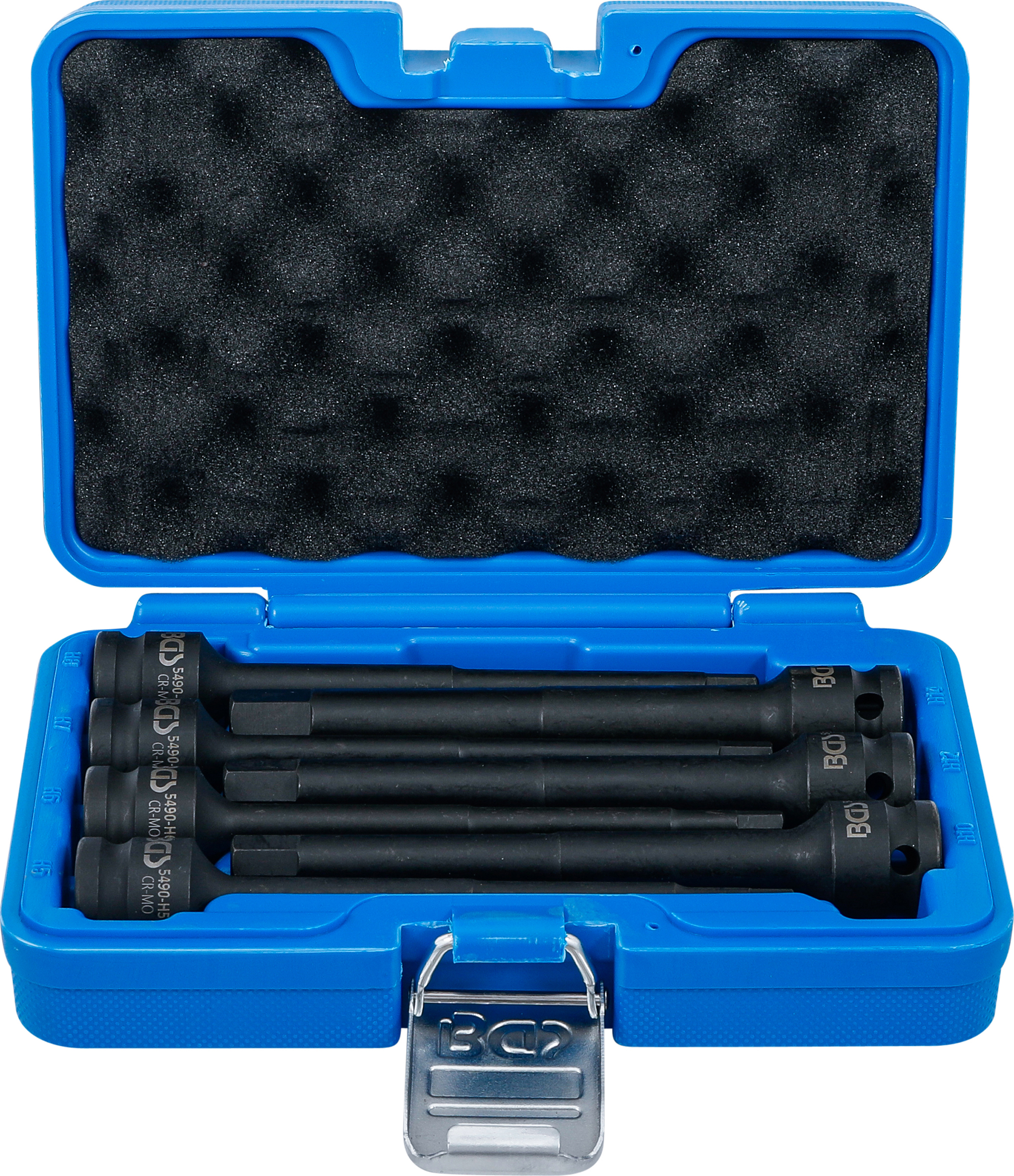 BGS 5490 Kraft-Bit-Einsatz-Satz | Länge 150 mm | Antrieb Innenvierkant 12,5 mm (1/2") | Innensechskant 5 - 14 mm | 7-tlg.