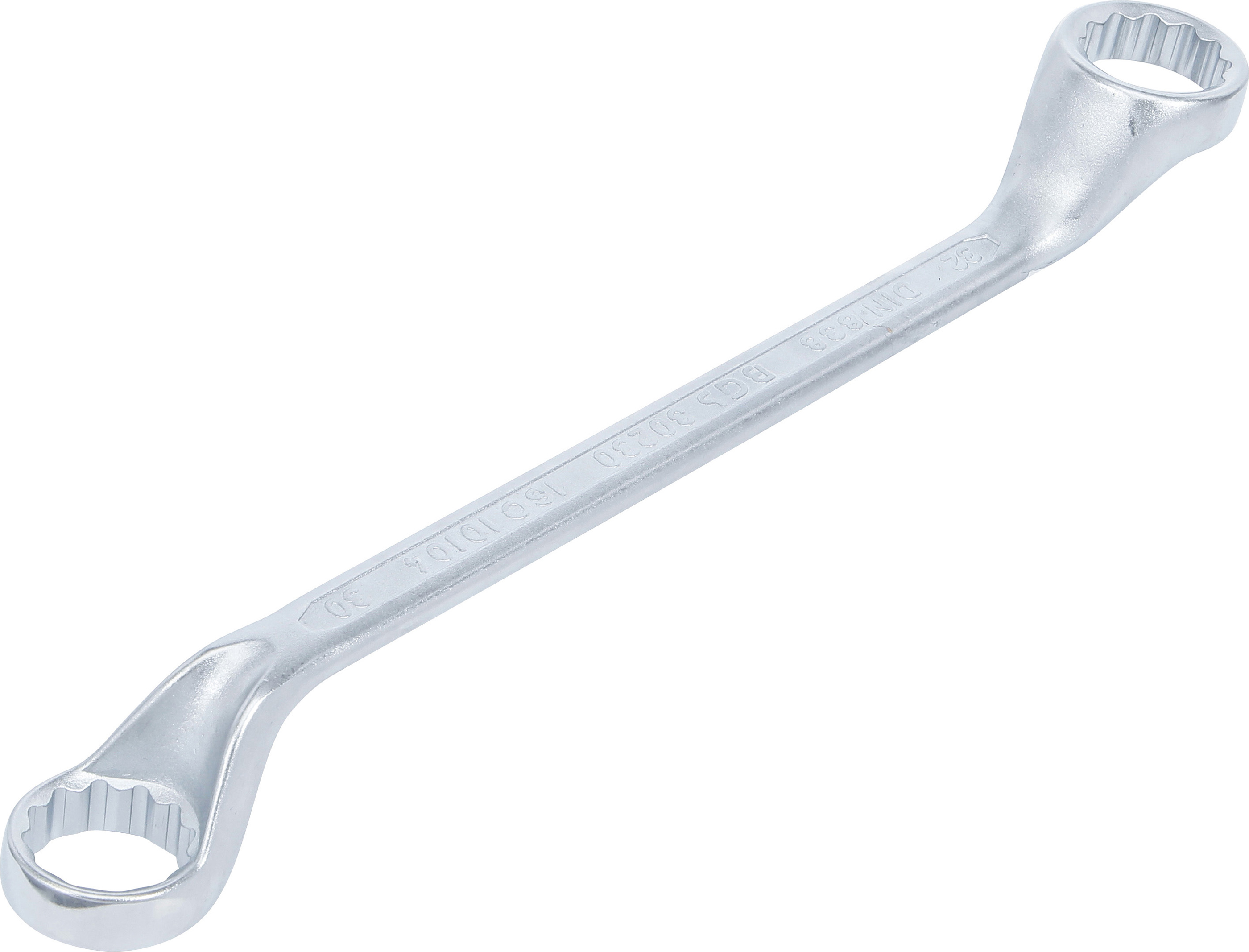 BGS 30230 Doppel-Ringschlüssel | tief gekröpft | SW 30 x 32 mm