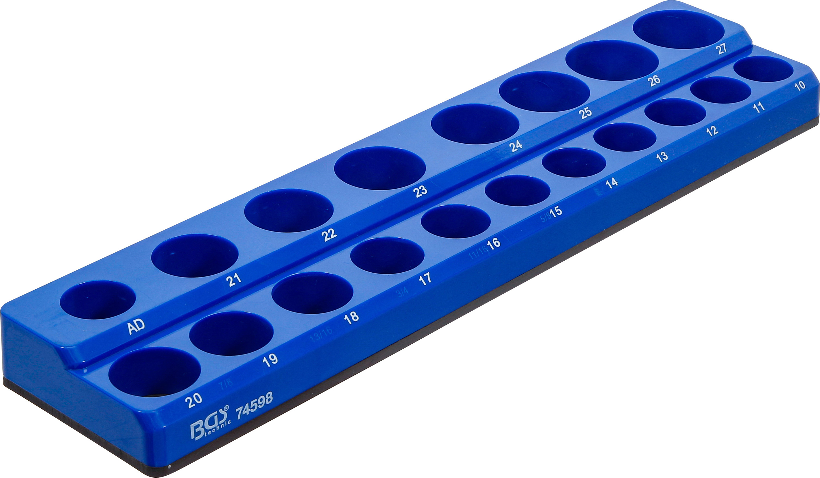 BGS 74598 Kunststoffhalter für Steckschlüssel-Einsätze | magnetisch | 12,5 mm (1/2")