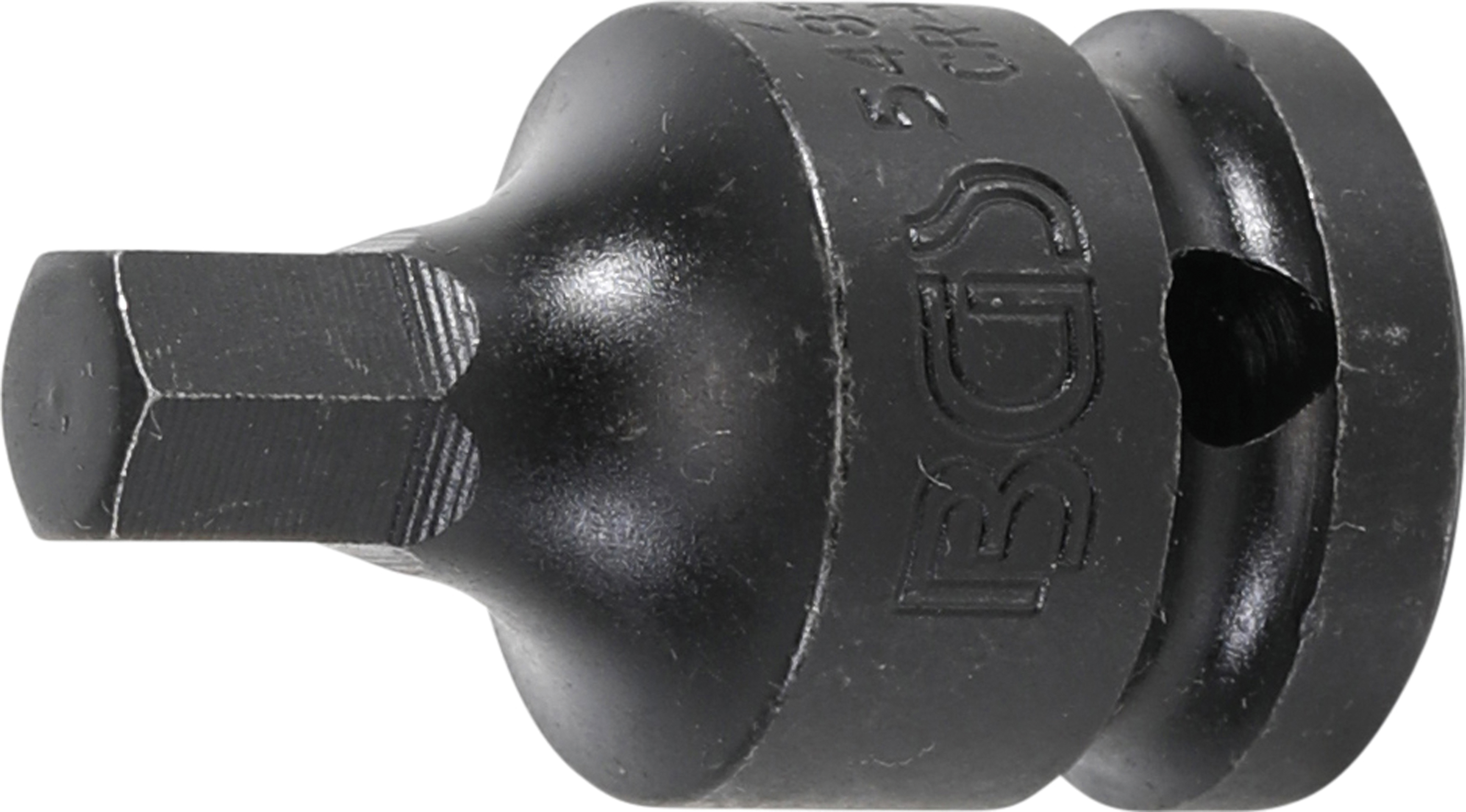 BGS 5485-9 Kraft-Bit-Einsatz | Länge 42 mm | Antrieb Innenvierkant 12,5 mm (1/2") | Innensechskant 9 mm