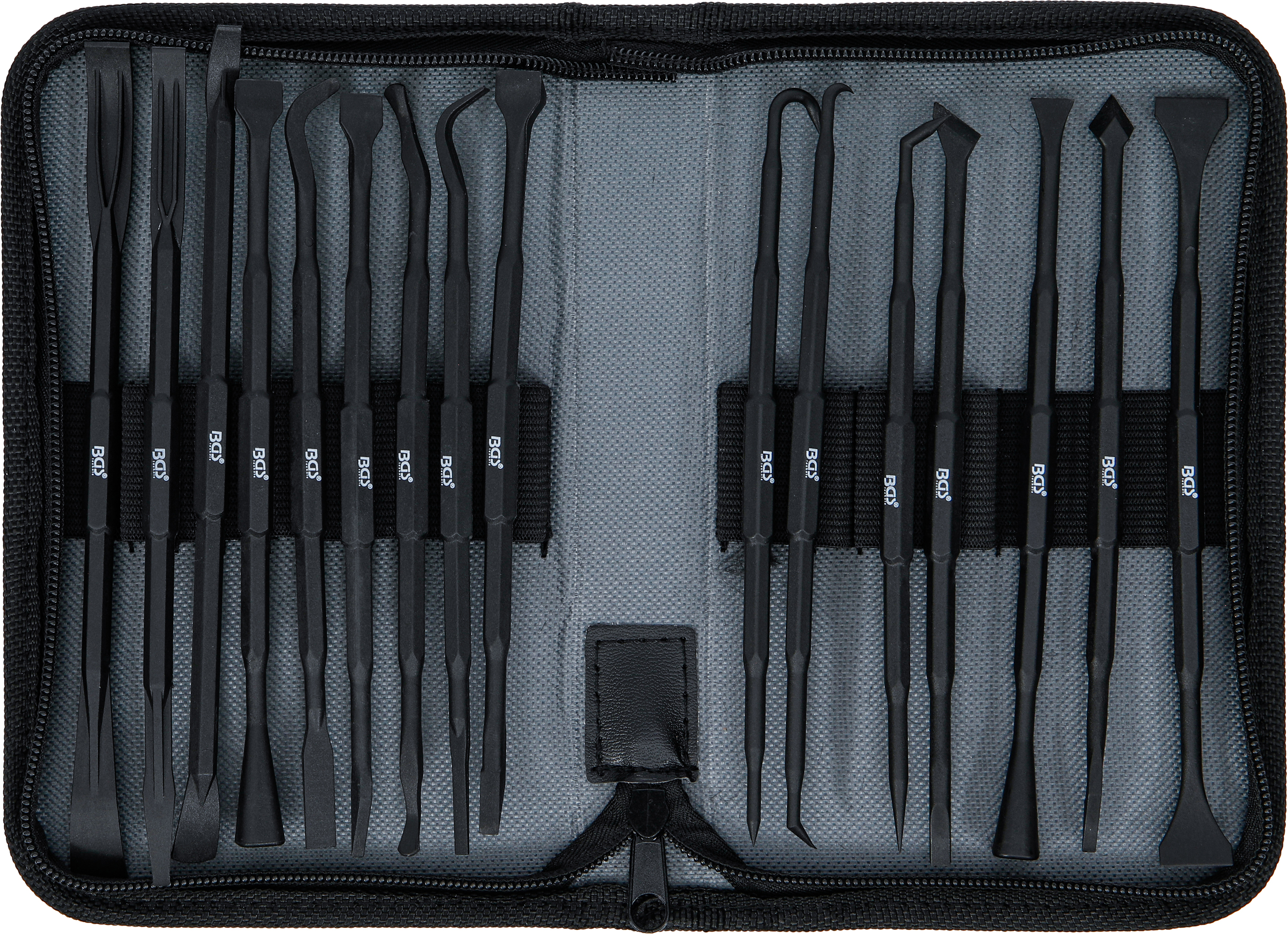 BGS 70919 Kunststoff-Schaber und O-Ring / Dichtring Montage- / Demontage-Werkzeug-Satz | 16-tlg.