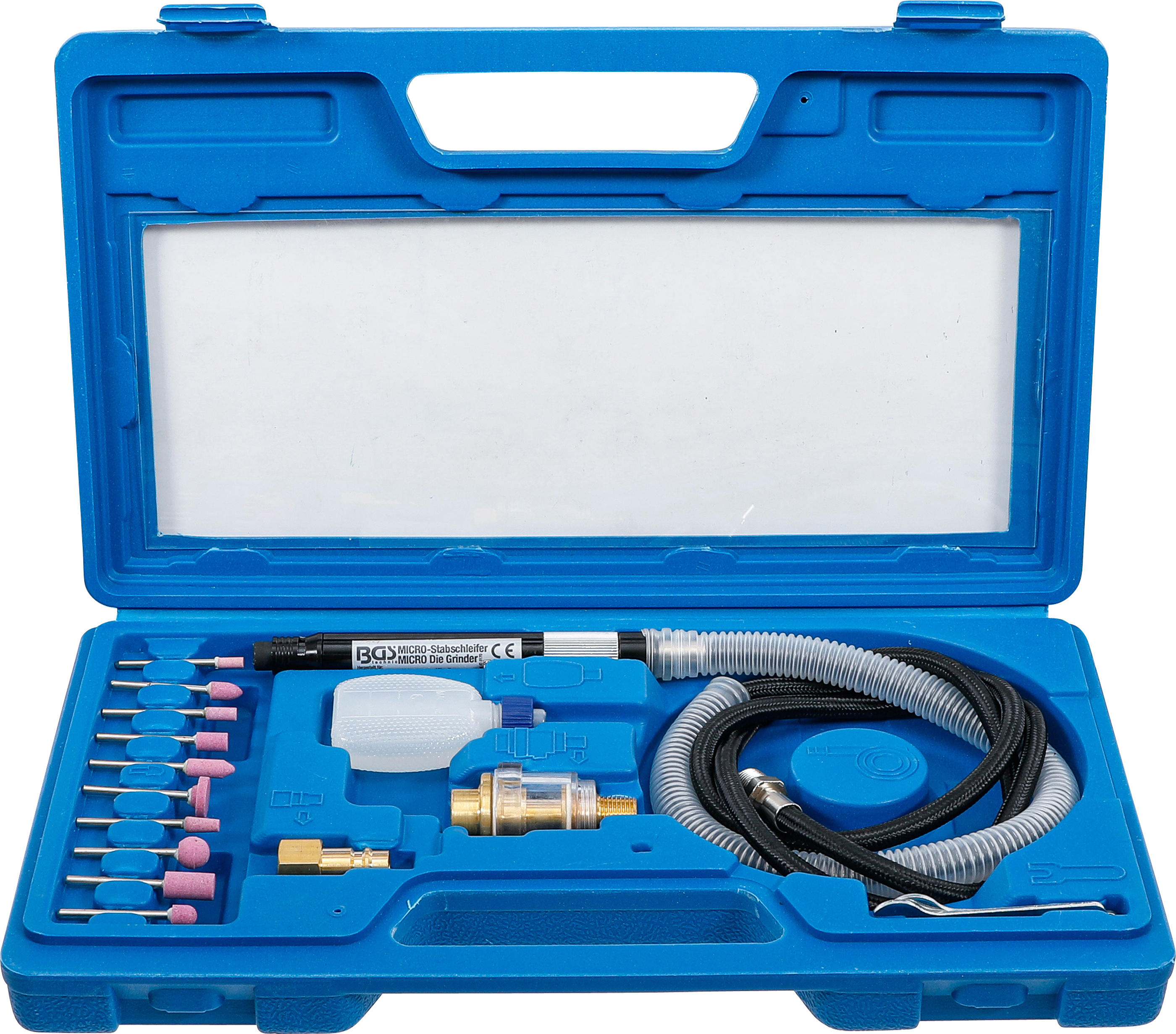 BGS 3249 Druckluft-Micro-Stabschleifer-Satz | 17-tlg.