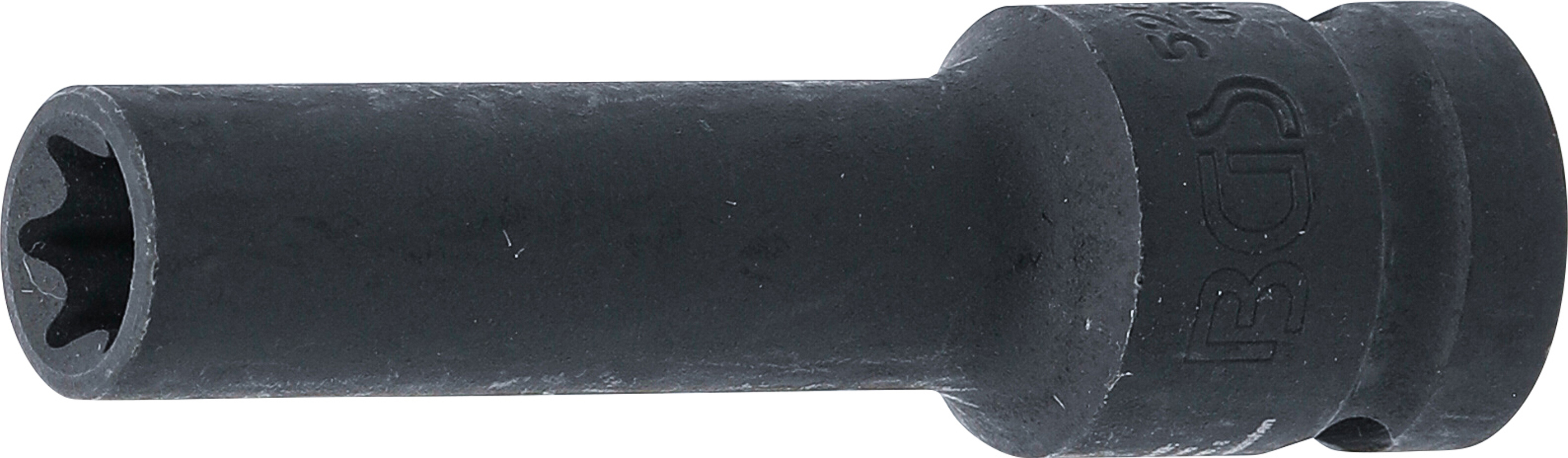 BGS 5204-12 Kraft-Steckschlüssel-Einsatz E-Profil, tief | Antrieb Innenvierkant 12,5 mm (1/2") | SW E12