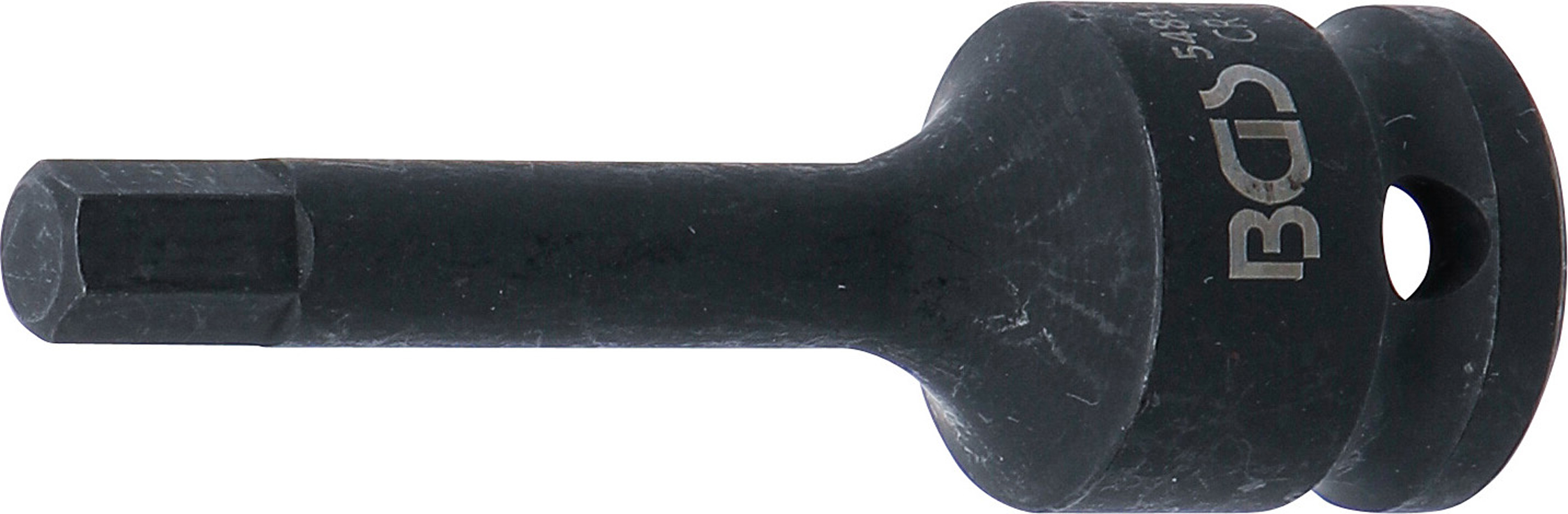 BGS 5481-M8 Kraft-Bit-Einsatz | Länge 75 mm | Antrieb Innenvierkant 12,5 mm (1/2") | Innensechskant 8 mm BGS 5481-M8 Kraft-Bit-Einsatz | Länge 75 mm | Antrieb Innenvierkant 12,5 mm (1/2") | Innensechskant 8 mm