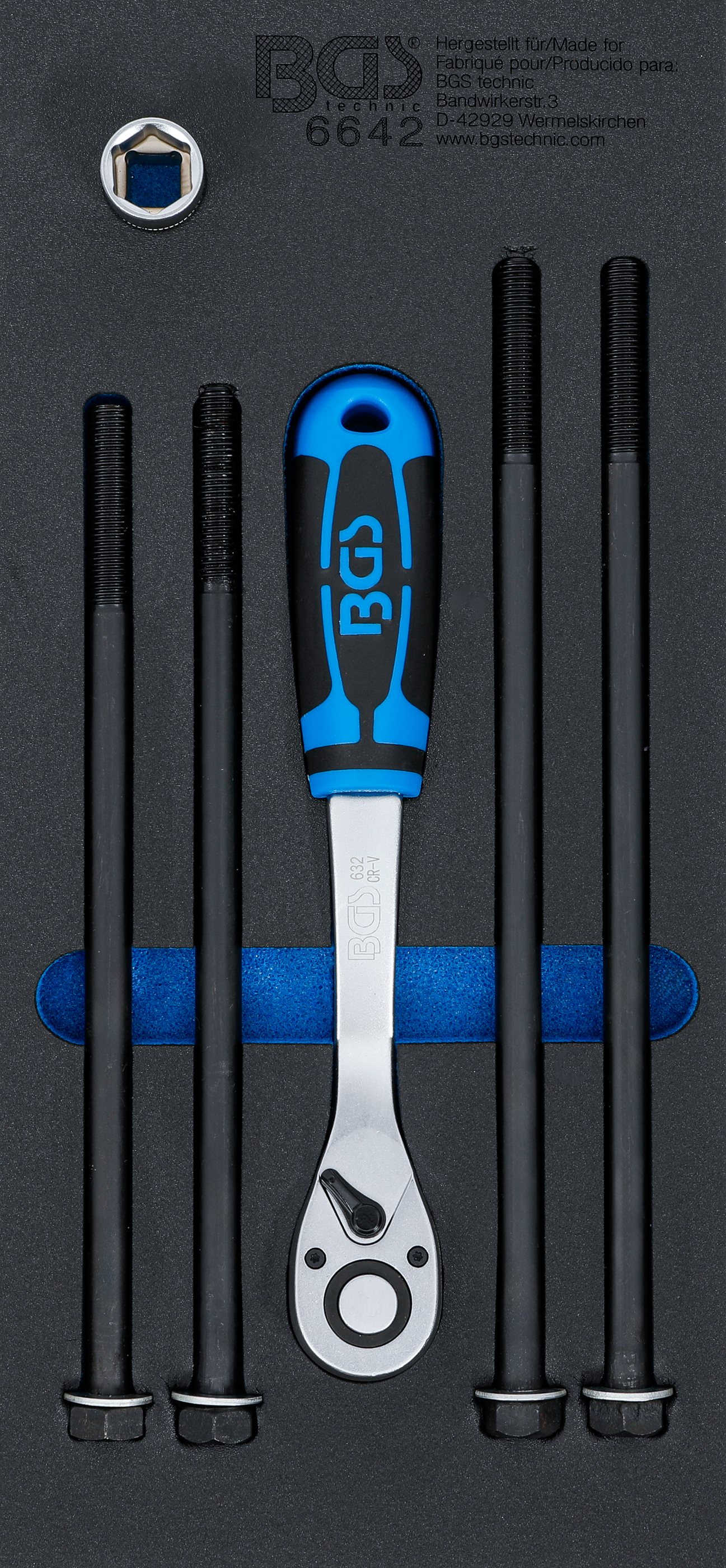 BGS 6642 Motor-Absenkschrauben-Satz | für Smart | 6-tlg.