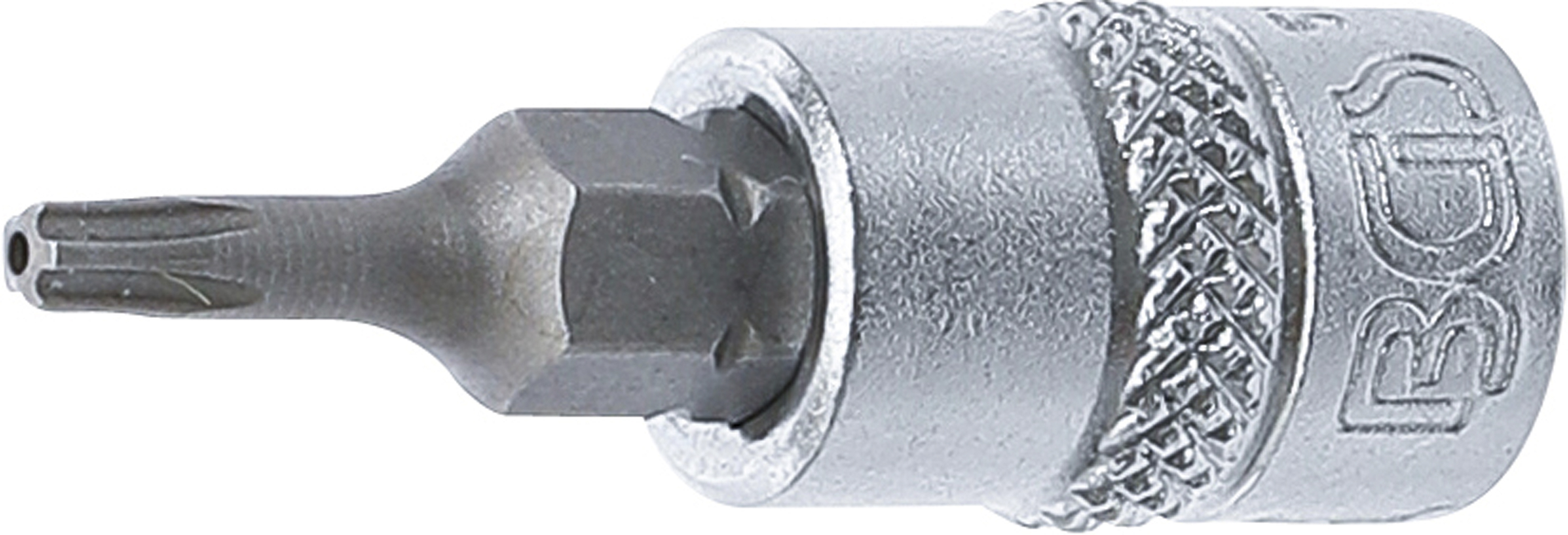 BGS 5184-TS10 Bit-Einsatz | Antrieb Innenvierkant 6,3 mm (1/4") | TS-Profil (für Torx Plus) mit Bohrung TS10