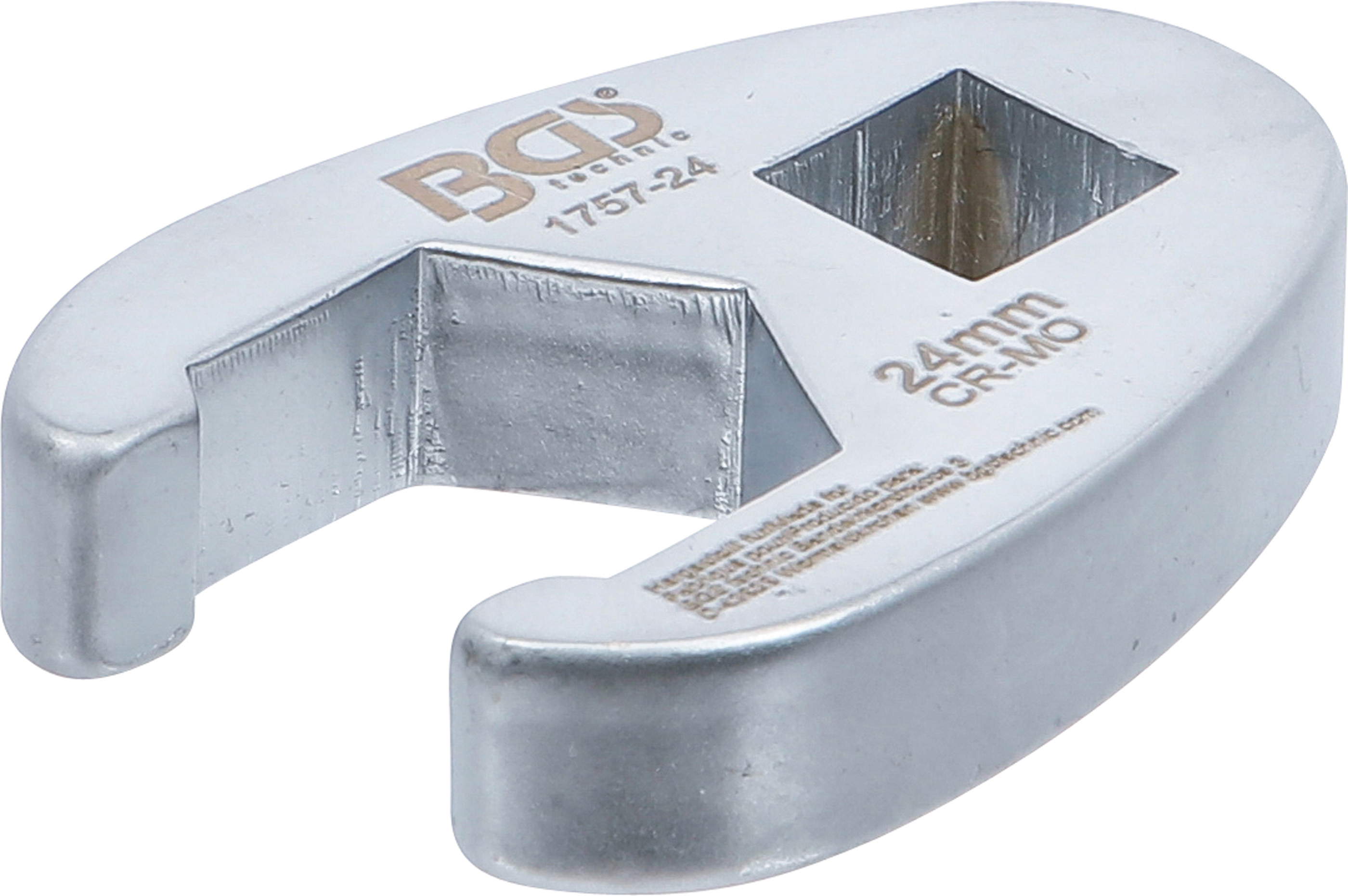 BGS 1757-24 Hahnenfußschlüssel | Antrieb Innenvierkant 12,5 mm (1/2") | SW 24 mm