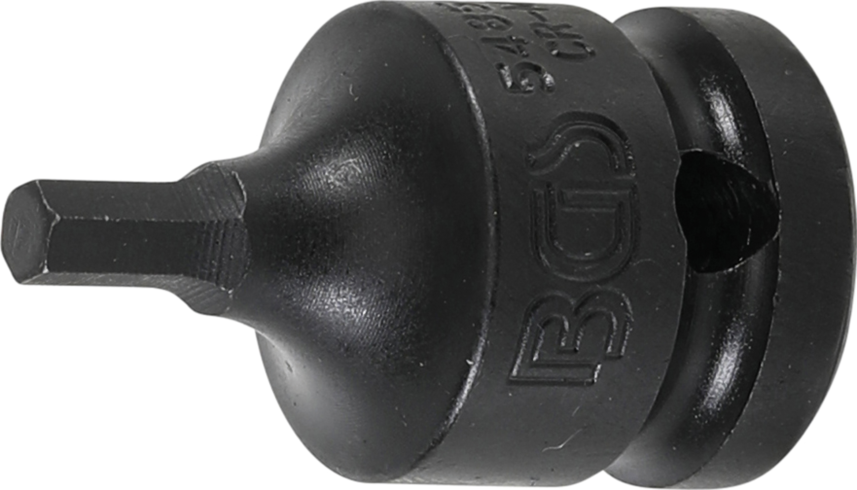 BGS 5485-5 Kraft-Bit-Einsatz | Länge 42 mm | Antrieb Innenvierkant 12,5 mm (1/2") | Innensechskant 5 mm