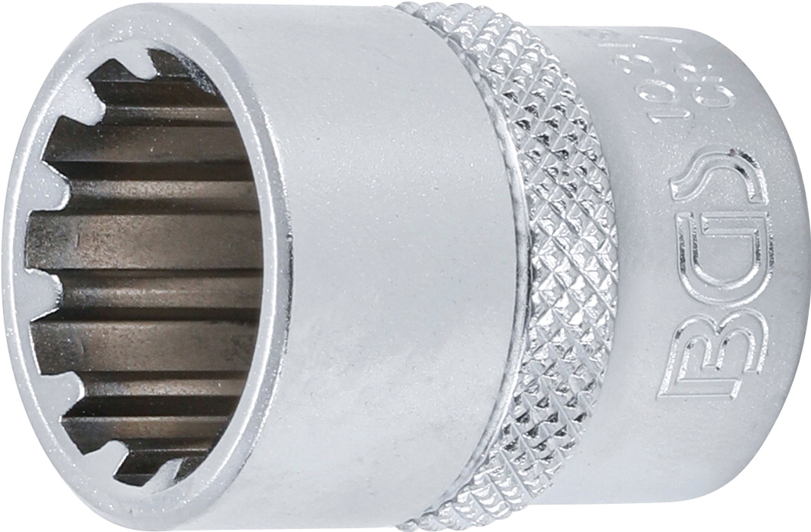 BGS 10316 Steckschlüssel-Einsatz Gear Lock | Antrieb Innenvierkant 10 mm (3/8") | SW 16 mm