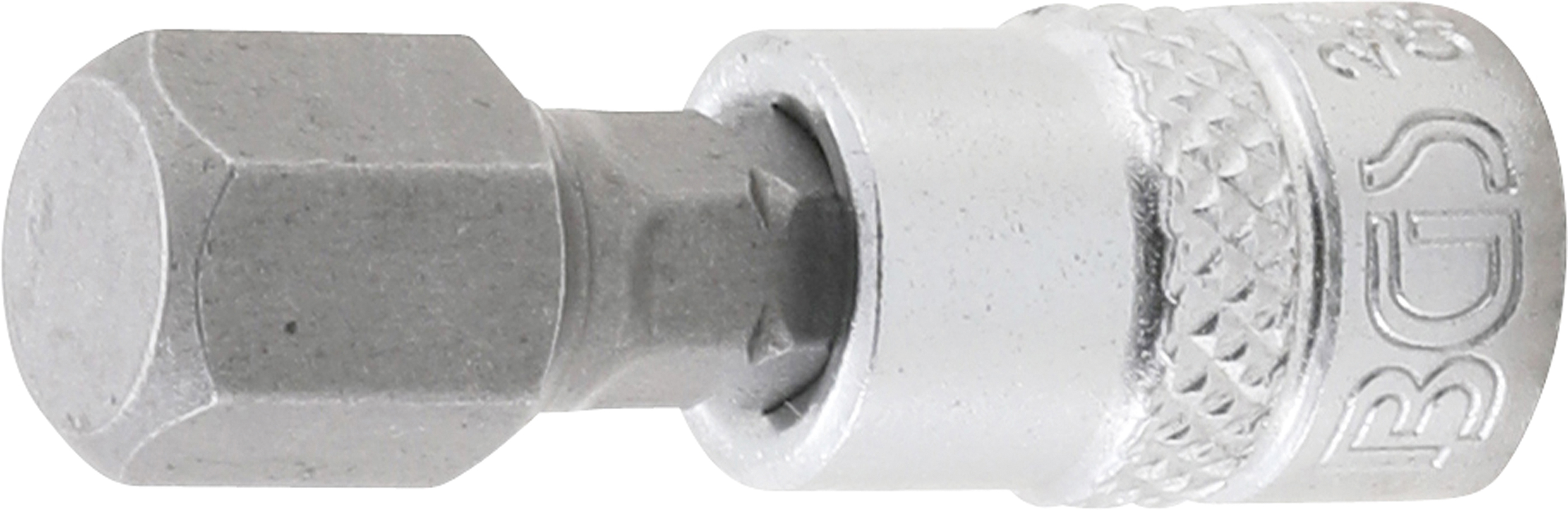 BGS 2748 Bit-Einsatz | Antrieb Innenvierkant 6,3 mm (1/4") | Innensechskant 3/8"