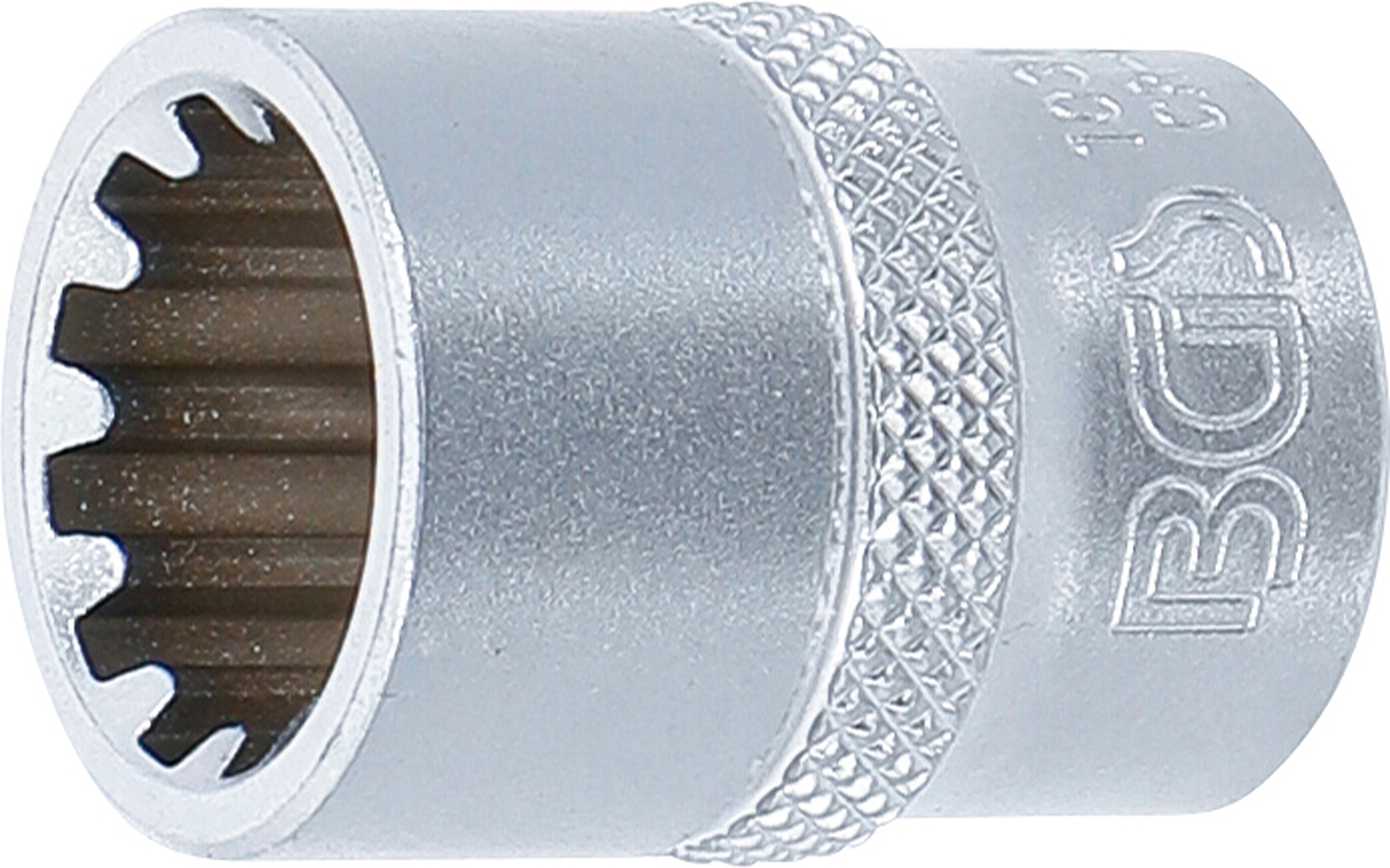 BGS 10314 Steckschlüssel-Einsatz Gear Lock | Antrieb Innenvierkant 10 mm (3/8") | SW 14 mm