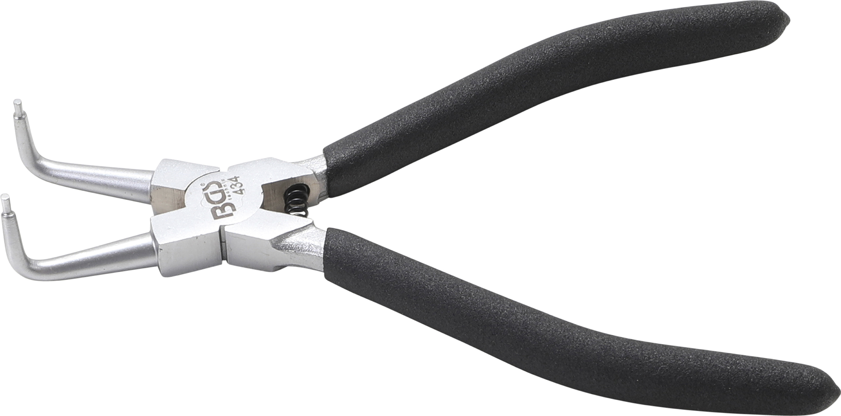 BGS 434 Sprengringzange | gebogen | für Innensprengringe | 180 mm