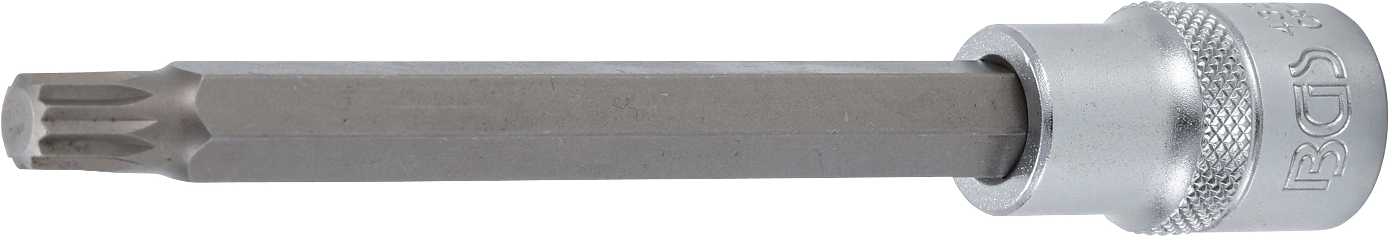 BGS 4333 Bit-Einsatz | Länge 140 mm | Antrieb Innenvierkant 12,5 mm (1/2") | Innenvielzahn (für XZN) M9