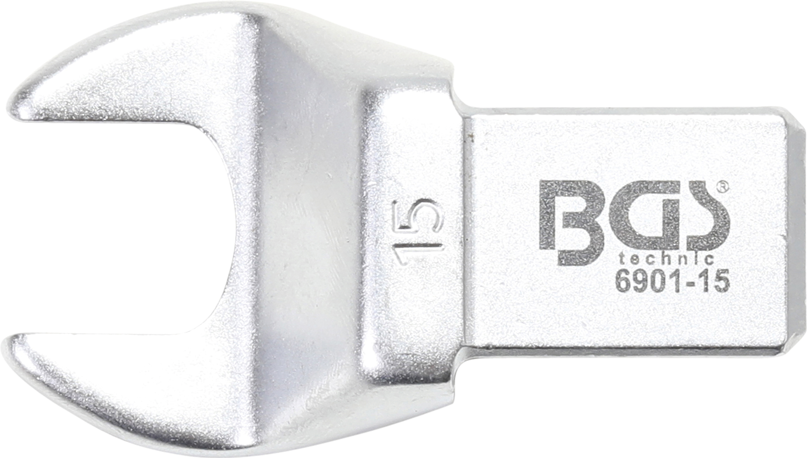 BGS 6901-15 Einsteck-Maulschlüssel | 15 mm | Aufnahme 14 x 18 mm
