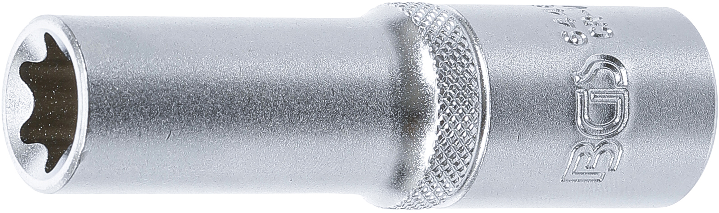 BGS 6446 Steckschlüssel-Einsatz E-Profil, tief | Antrieb Innenvierkant 12,5 mm (1/2") | SW E16