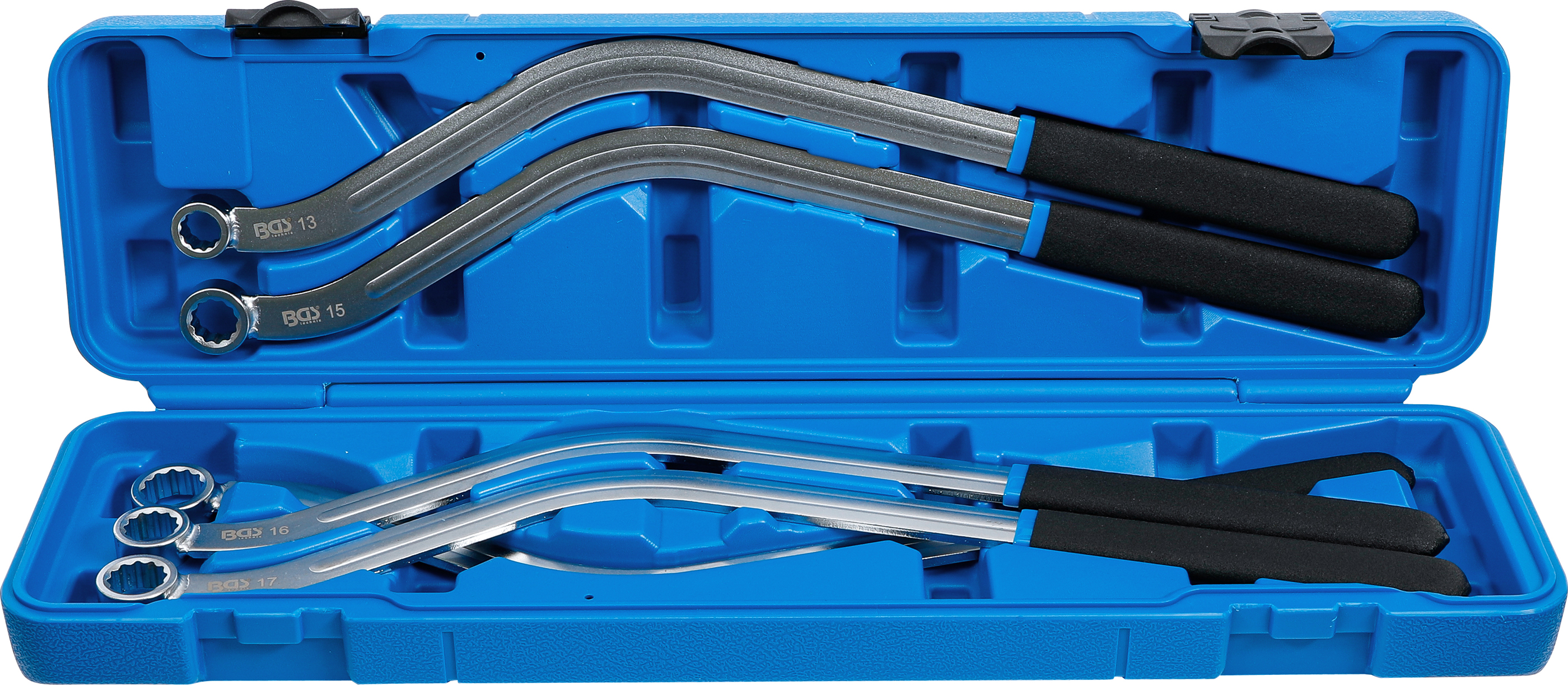 BGS 1314 Spannrollenschlüssel-Satz | Zwölfkant, Spezialform | SW 13 - 19 mm | 5-tlg.