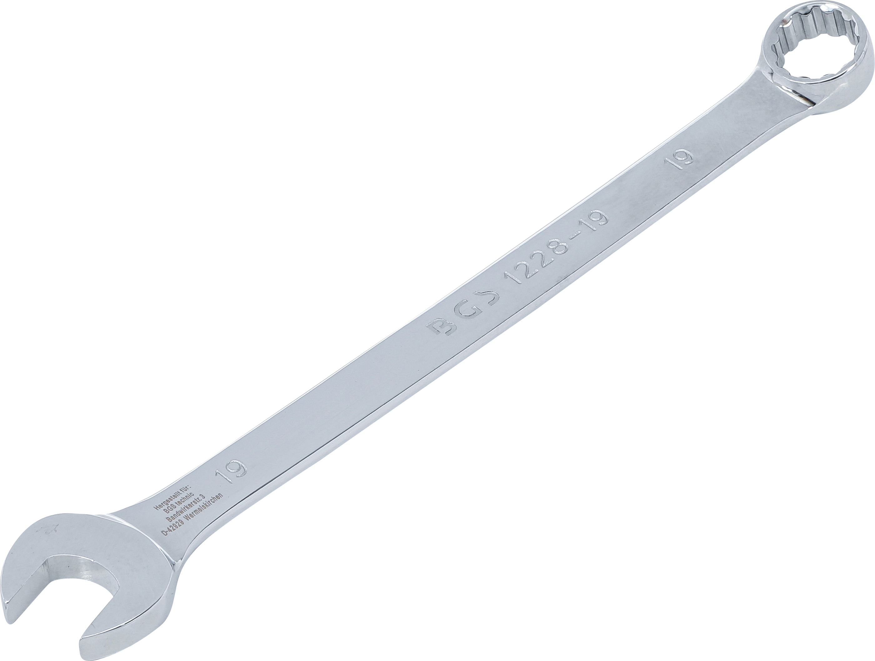 BGS 1228-19 Maul-Ringschlüssel | extra lang | SW 19 mm