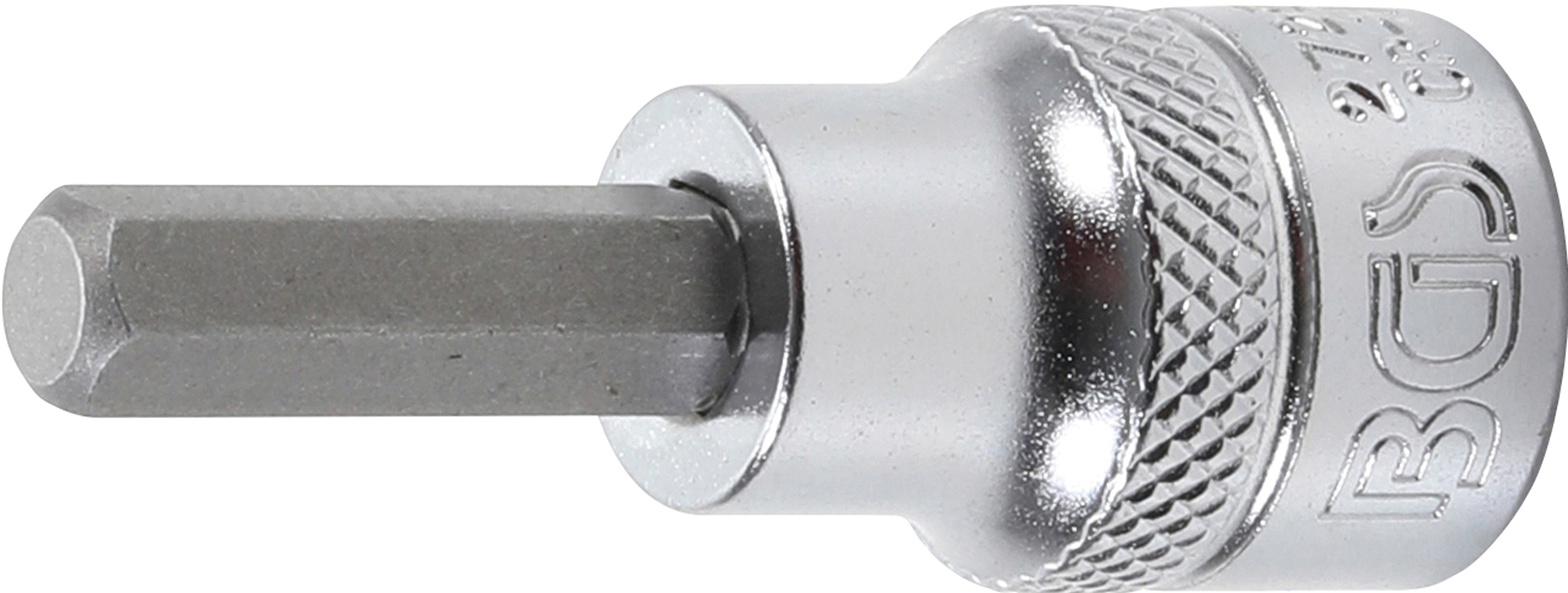 BGS 2725 Bit-Einsatz | Antrieb Innenvierkant 10 mm (3/8") | Innensechskant 1/4" BGS 2725 Bit-Einsatz | Antrieb Innenvierkant 10 mm (3/8") | Innensechskant 1/4"
