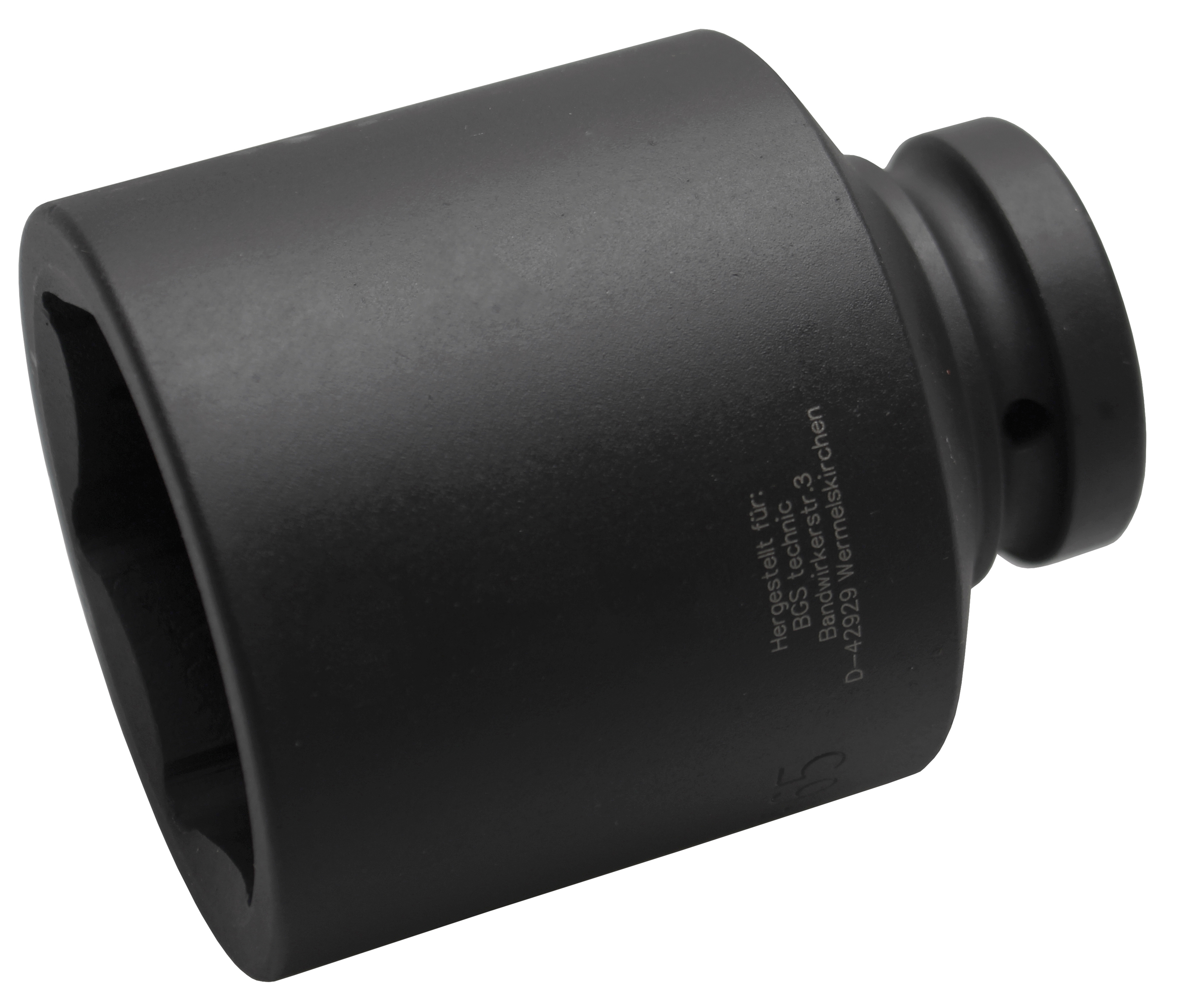 BGS 5500-65 Kraft-Steckschlüssel-Einsatz Sechskant, tief | Antrieb Innenvierkant 25 mm (1") | SW 65 mm