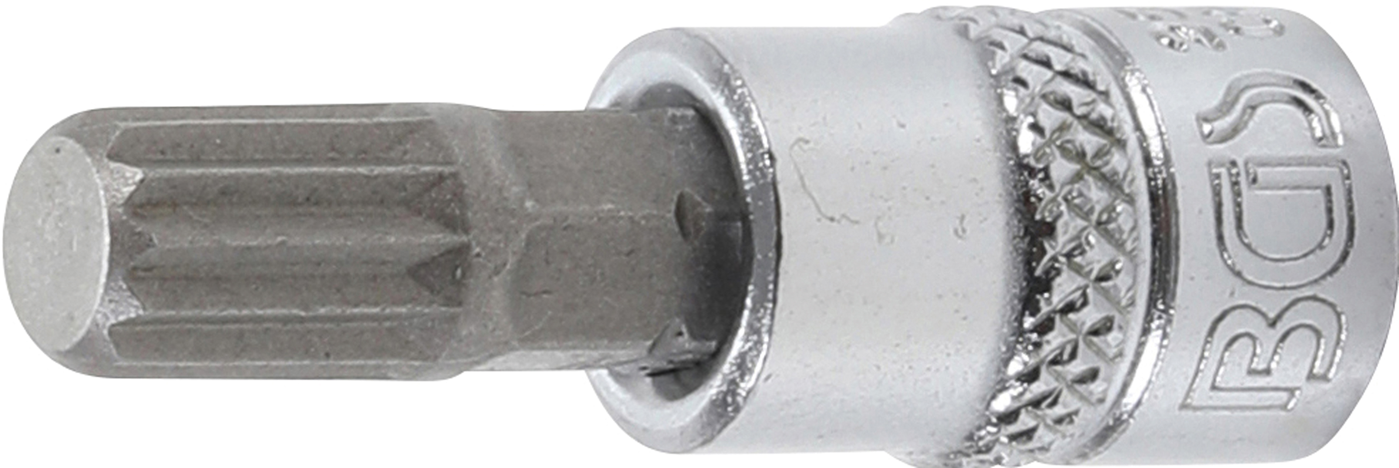 BGS 2503 Bit-Einsatz | Antrieb Innenvierkant 6,3 mm (1/4") | Innenvielzahn (für XZN) M8 BGS 2503 Bit-Einsatz | Antrieb Innenvierkant 6,3 mm (1/4") | Innenvielzahn (für XZN) M8