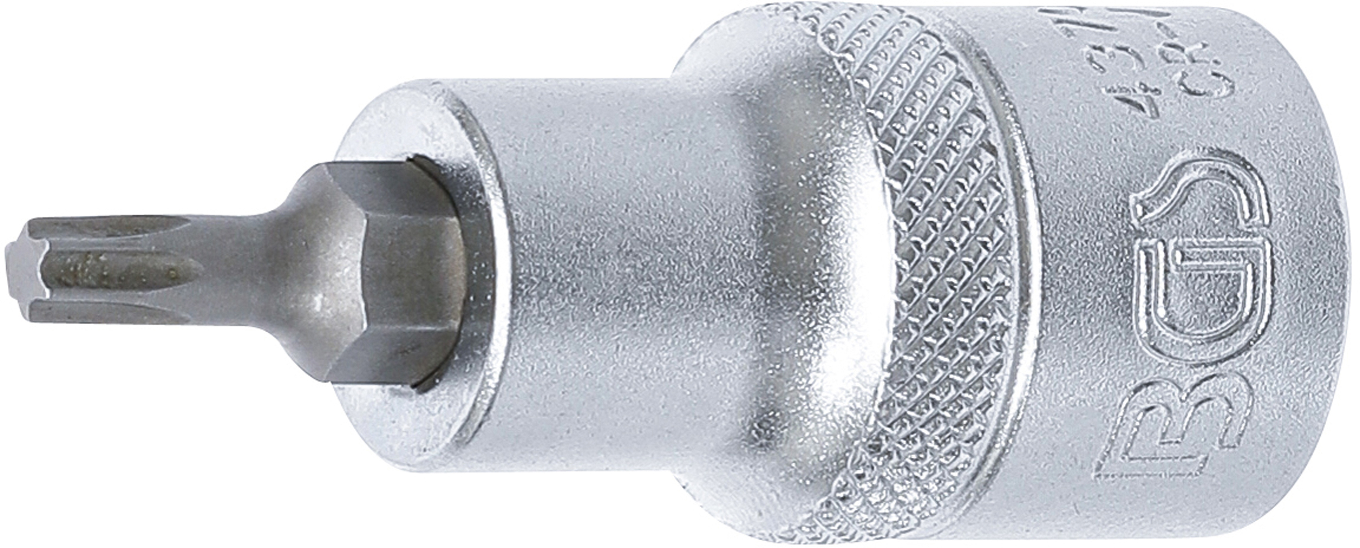 BGS 4370 Bit-Einsatz | Antrieb Innenvierkant 12,5 mm (1/2") | T-Profil (für Torx) T25 BGS 4370 Bit-Einsatz | Antrieb Innenvierkant 12,5 mm (1/2") | T-Profil (für Torx) T25