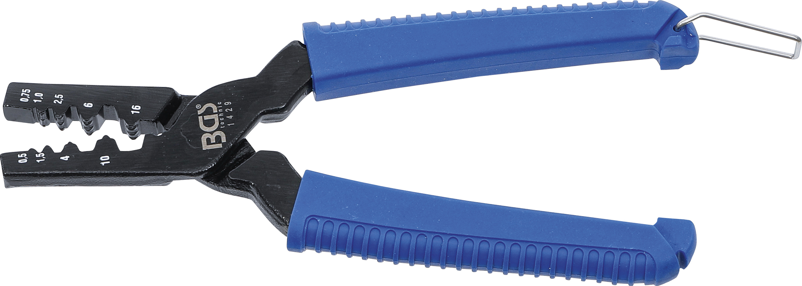 BGS 1429 Kabelschuh-Presszange | für Aderendhülsen bis 16,0 mm²