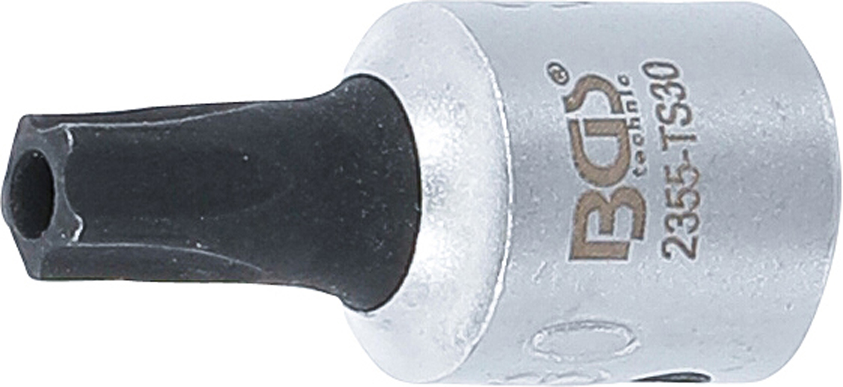 BGS 2355-TS30 Bit-Einsatz | Antrieb Innenvierkant 6,3 mm (1/4") | TS-Profil (für Torx Plus) mit Bohrung TS30